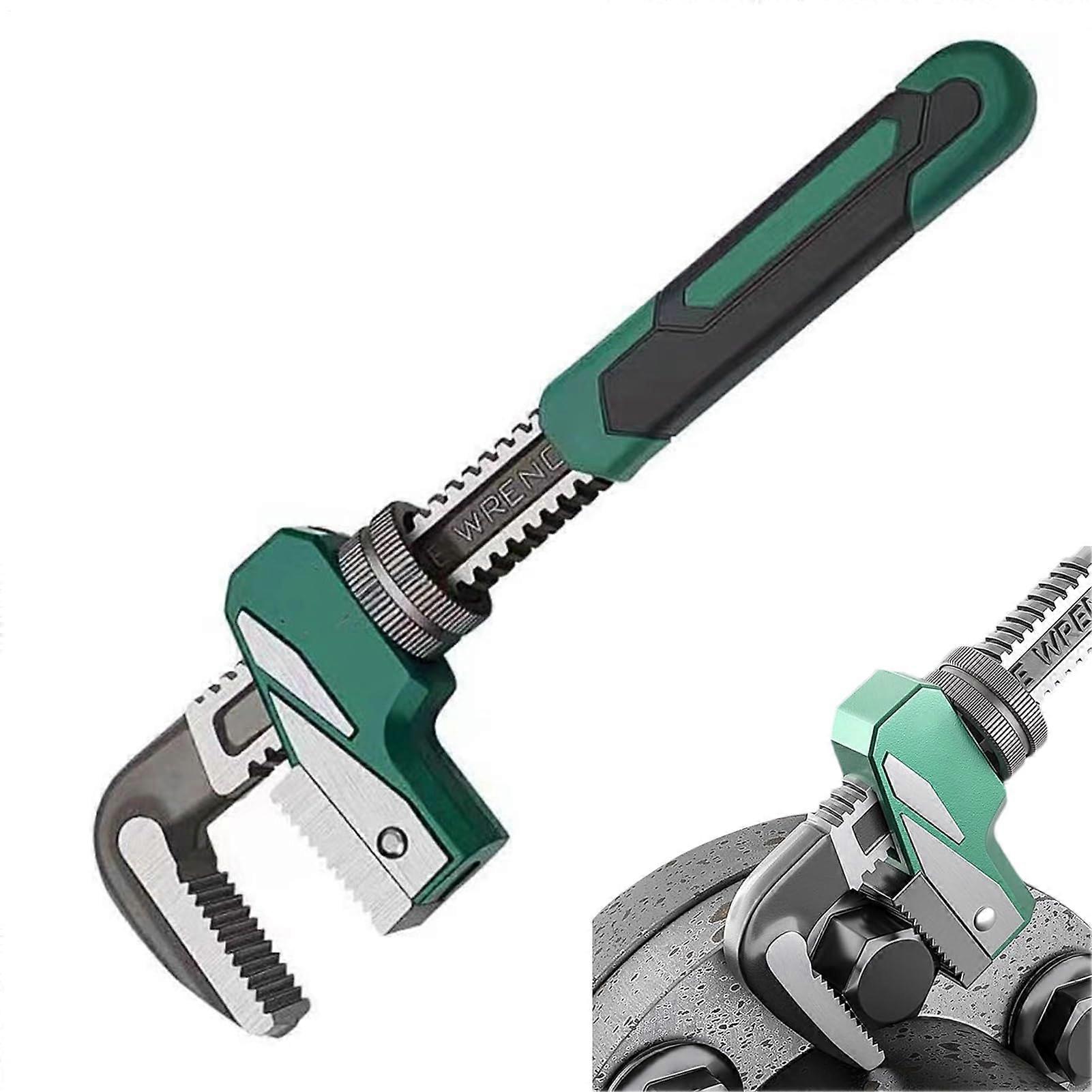 Adjustable Pipe Wrench – Wide Jaw Grip, Durable Frame, Multi-Purpose Tool for Auto Repair, Plumbing, and Industrial Use