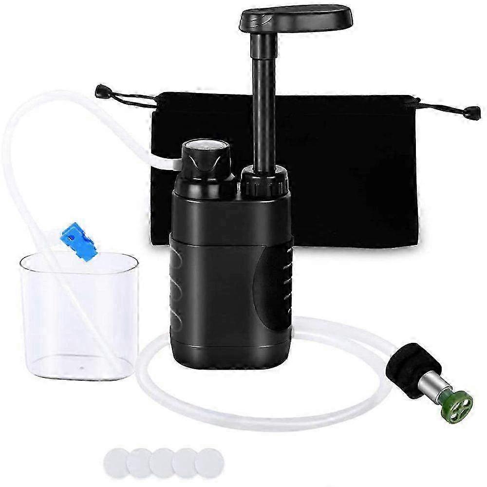 Mini Portable Water Filter for Outdoor Camping - Personal Water Purification System for Hiking & Survival Backpacking