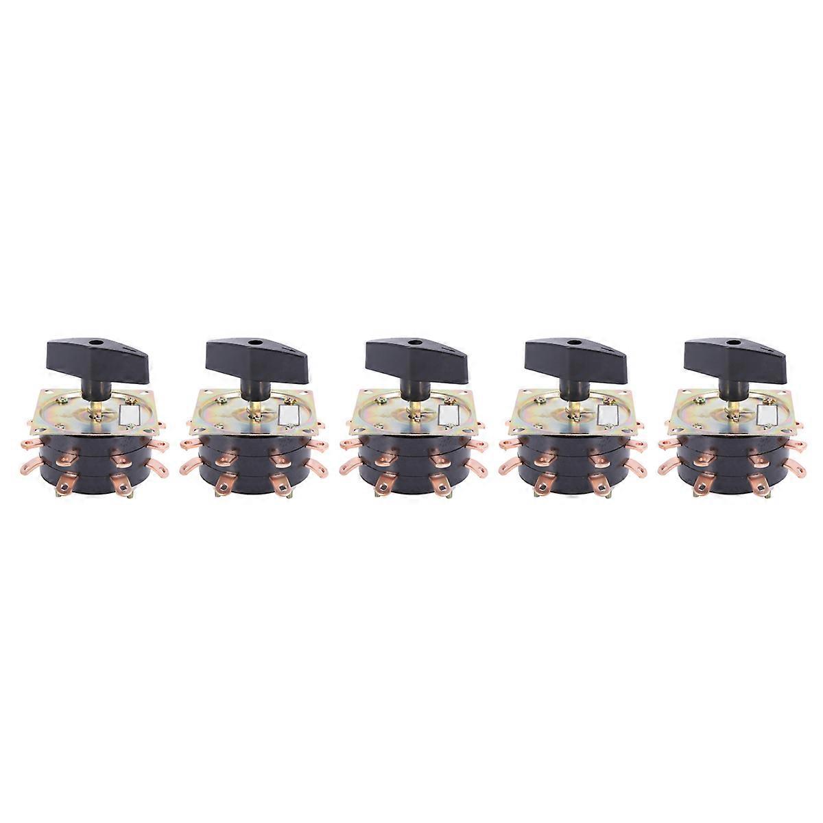 5X Welde Switch KDH-40 / 2-8 Contactor 8 Bit 2 Phase 16 Pin 40A Welding Machine Switch Rotary Switch
