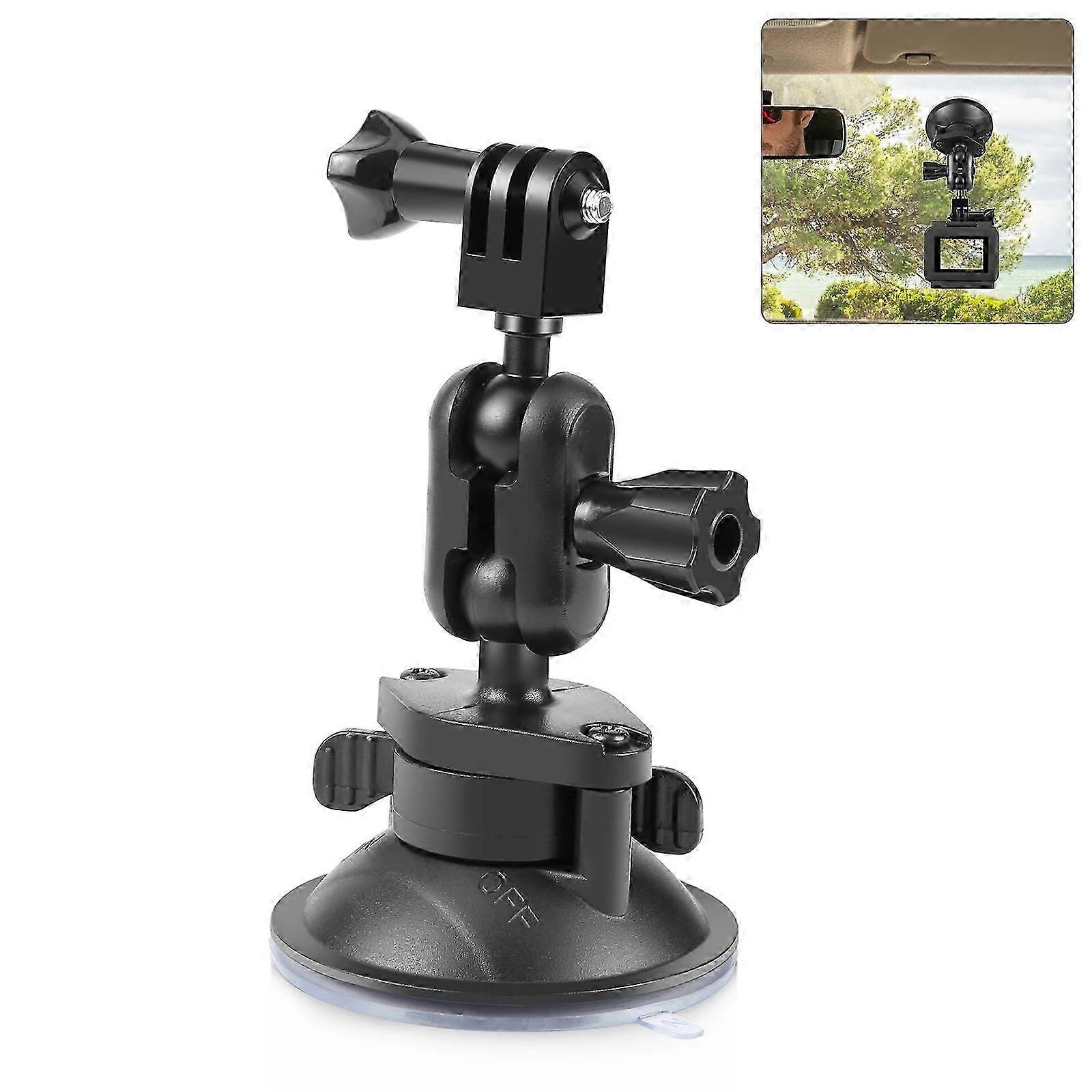 Flexible camera mount for DSLR with magic arm suction