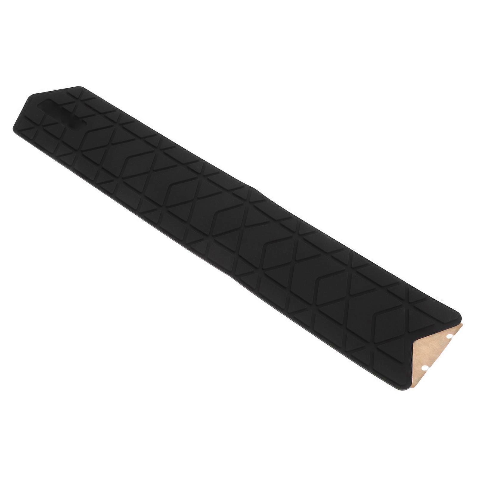 Silicone Bike Chain Guard Protector for Mountain Bike with Durable Soft Black Design Fits All Bikes 1.5 inch Width