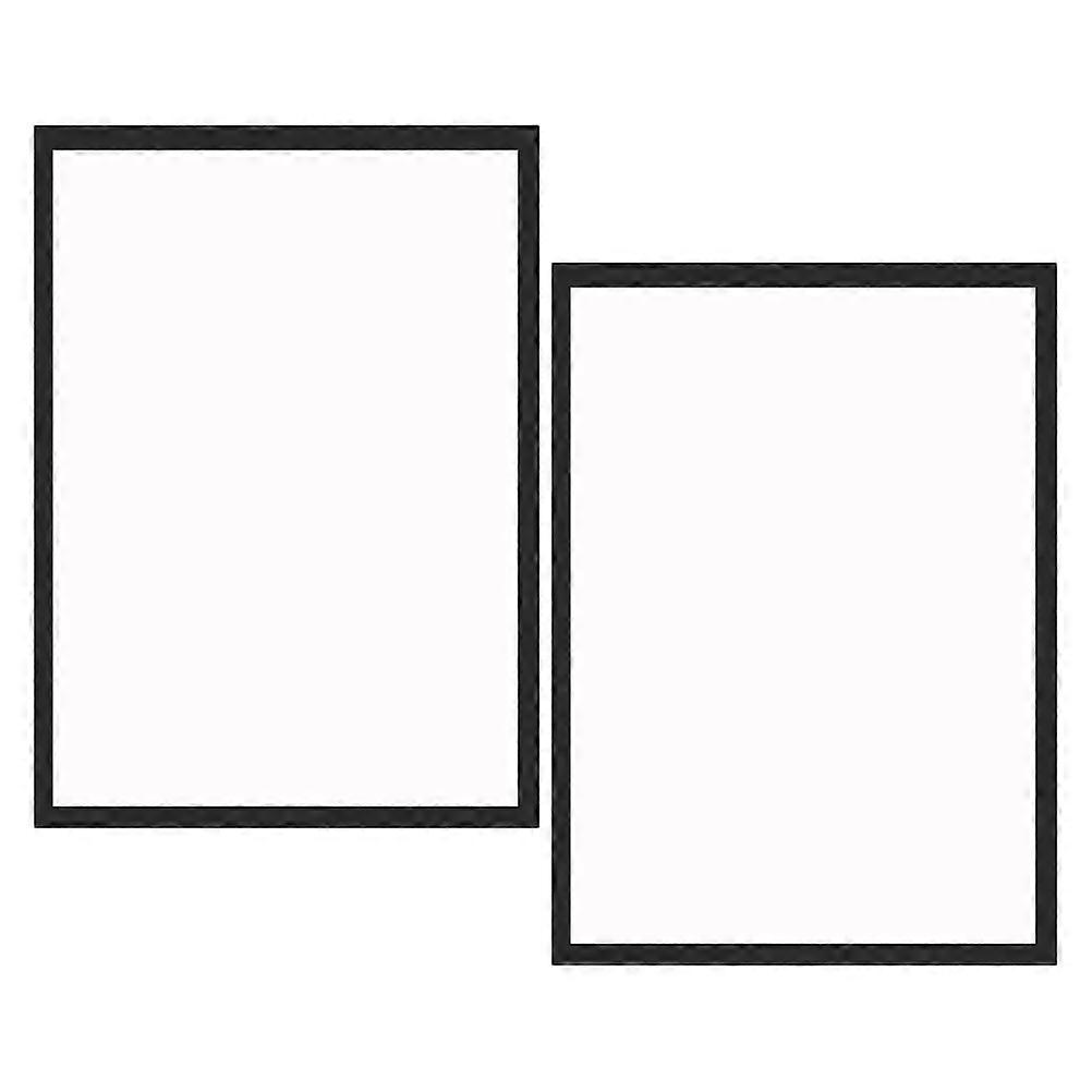 2pcs Magnetic Picture Frames for Refrigerator Memory Photo Frame DIY Fridge Decor Self Adhesive Magnetic Art Frames for Walls