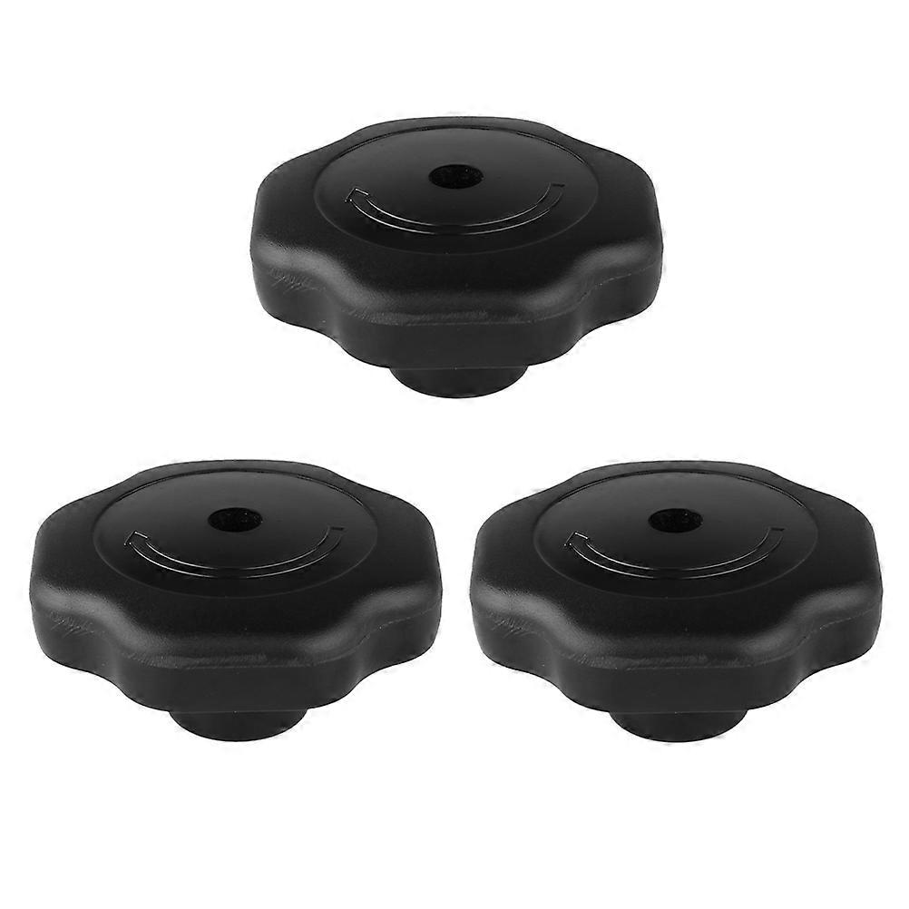 3 Pcs Pressure Cooker Lid Handles Anti-explosion Knobs Kitchen Use High Temperature Resistance Black