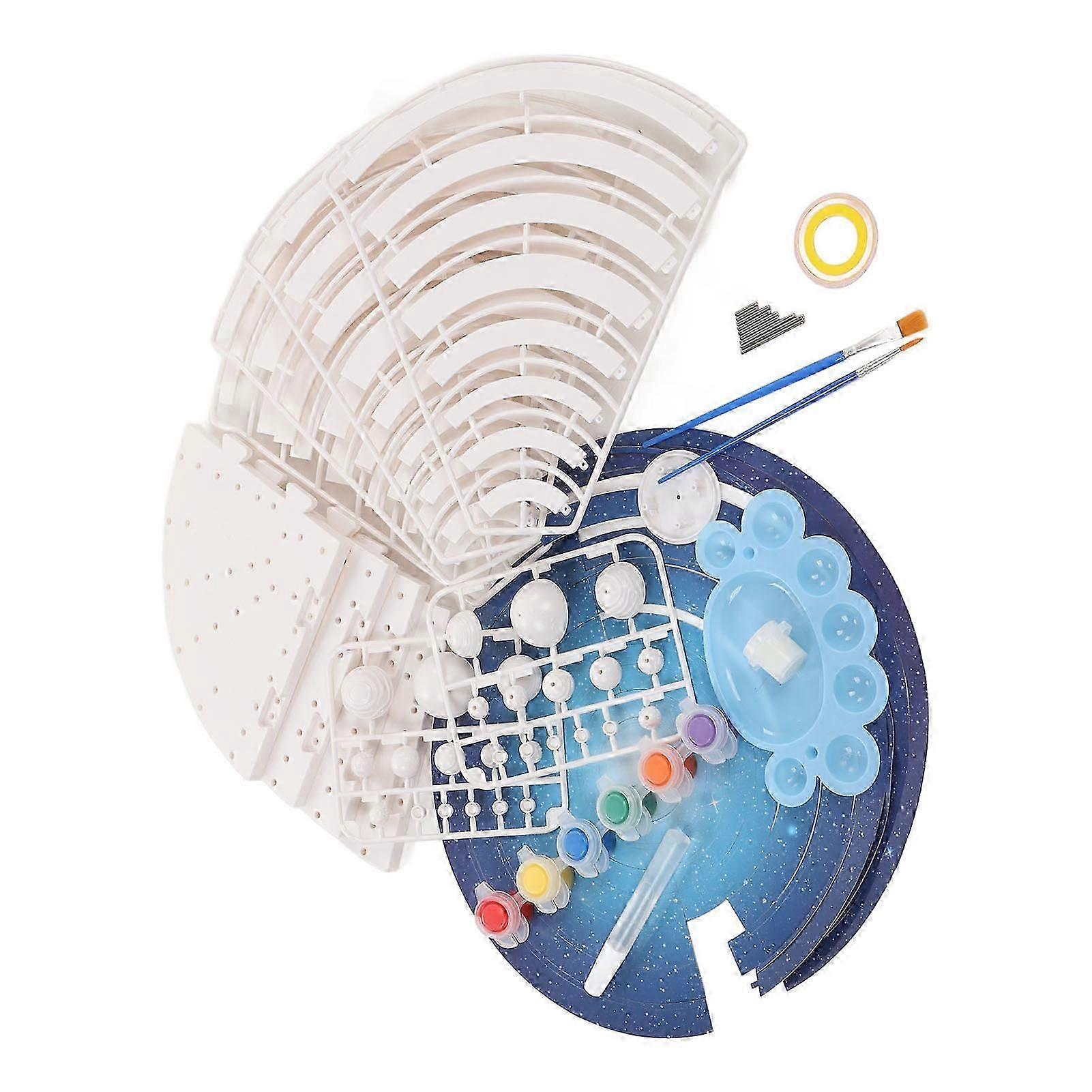 Galaxy Painting Adventure - Interactive Space Learning Kit for British Primary Students