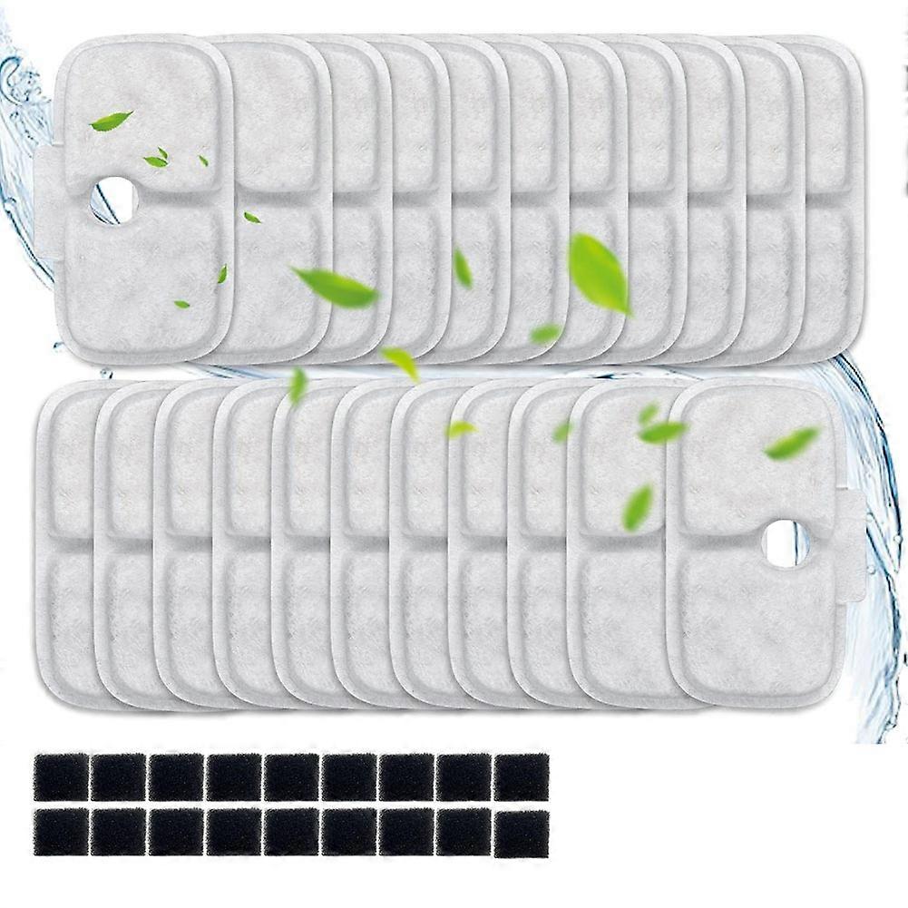 20 Set Filters Replacement, for Petlibro Cat Water Fountain for PETLIBRO Cat Water Fountain PLWF005 PLWF115 PLWF105