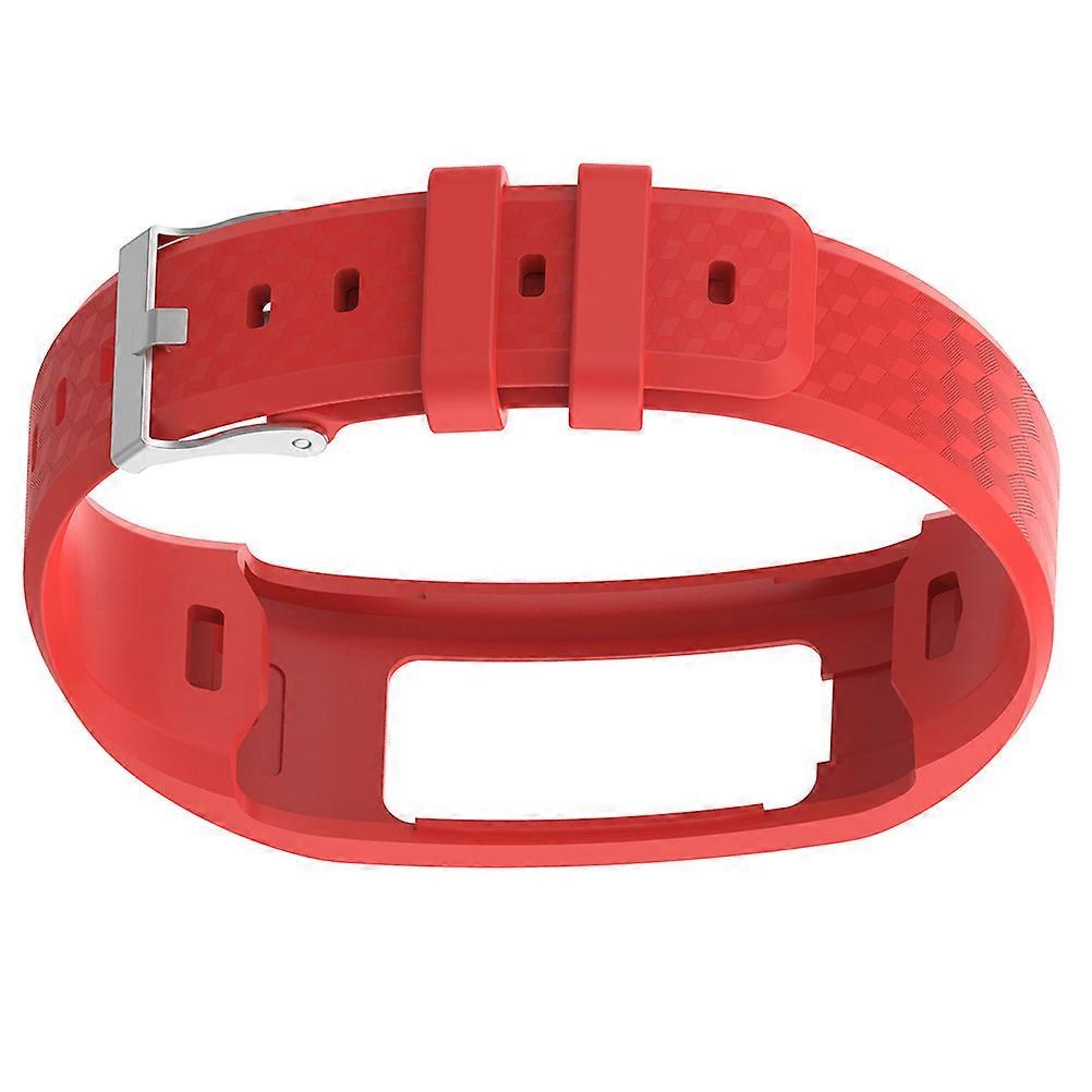 Fashion Silicone Rubber Watch Strap Replacement For Suitable For Any Occasion Red 1Set
