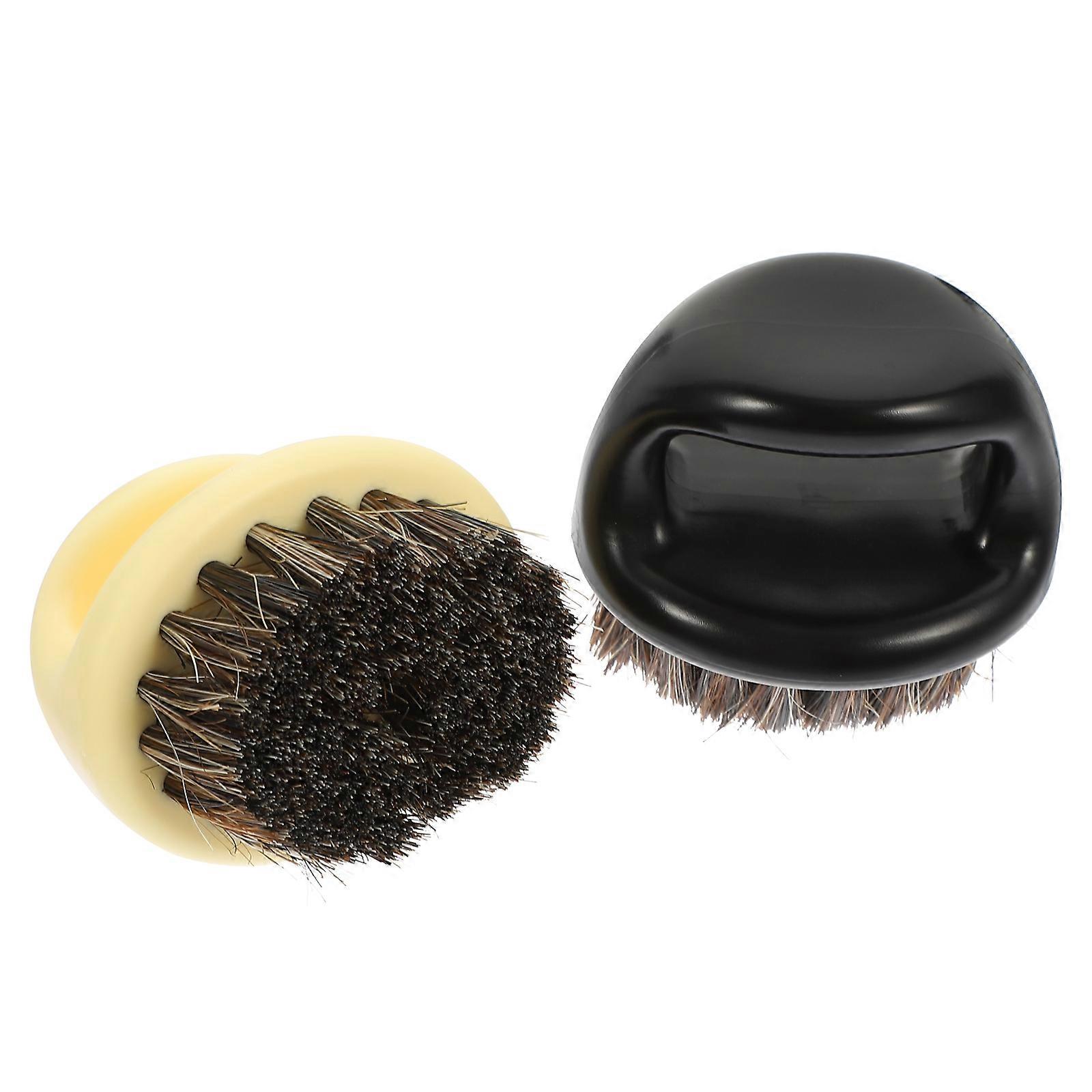 Men's's Beard Brush for Cleaning and Styling MultiPurpose ABS Exfoliating Tool in Assorted Color, 2 Pcs