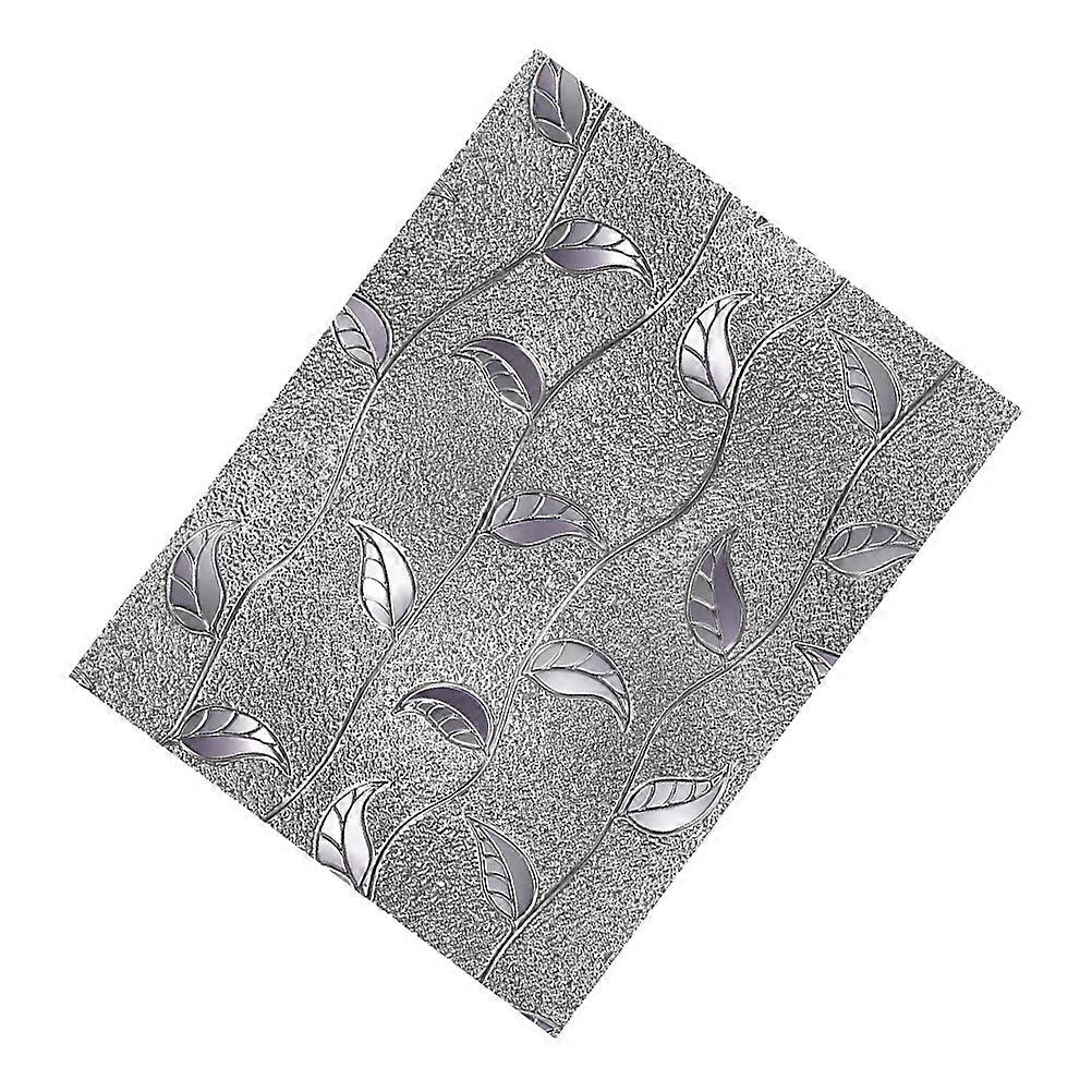 Privacy Window Film in Silver PVC for Decor with Bright Colors and Strong Adhesion 12x12 inches