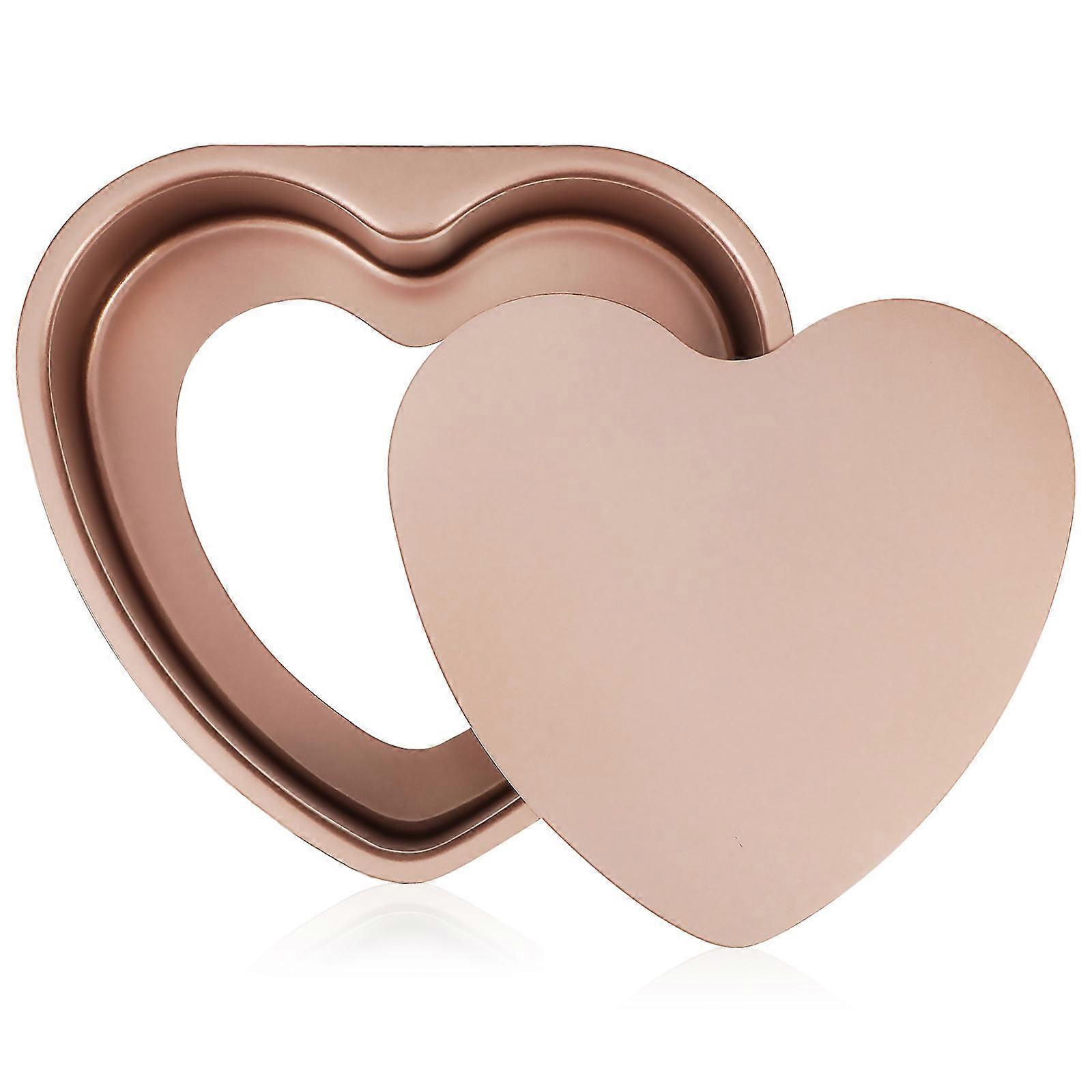 Heart Shaped Reusable Baking Mold with Removable Base for Cakes, Brownies, Mousses – Perfect for Valentine’s Day and Anniversaries
