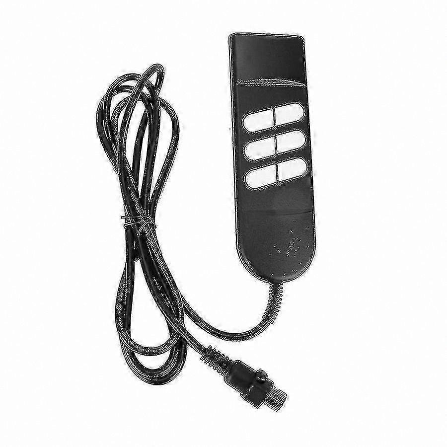 6-Button 5-Pin Handheld Remote Control for Adjustable Beds and Home Appliances