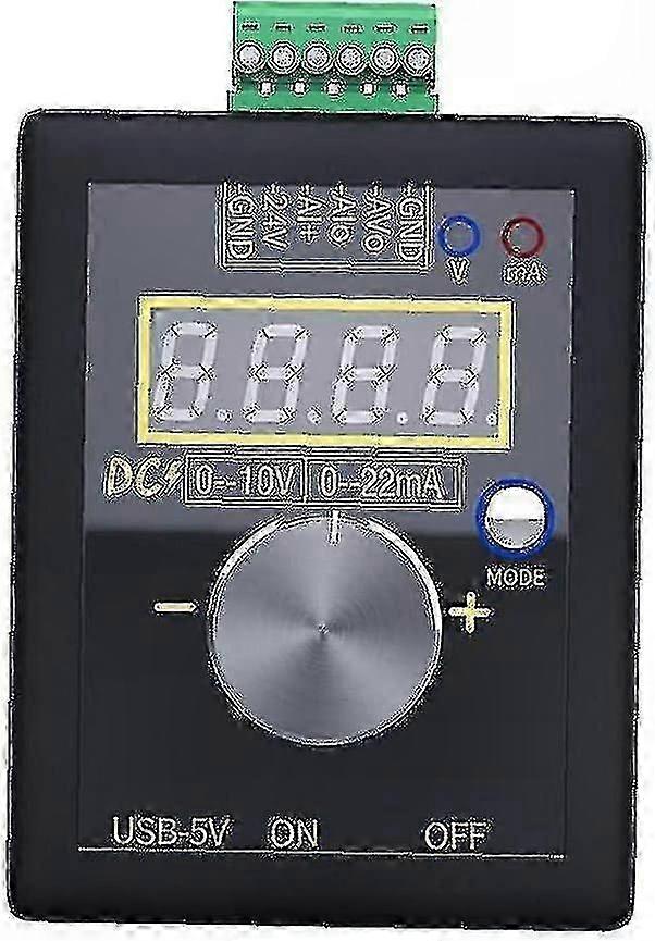 Portable Signal Generator for PLC Panel Debugging, 0-10V/4-20mA Simulation, Built-in Lithium Battery, Handheld Tool