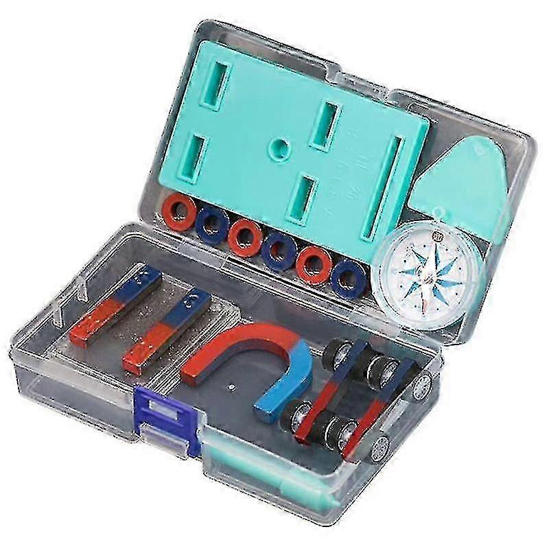 Kids Science Magnet Kit 24 Pcs STEM Learning Toys for Basic Physical Principles Experiments