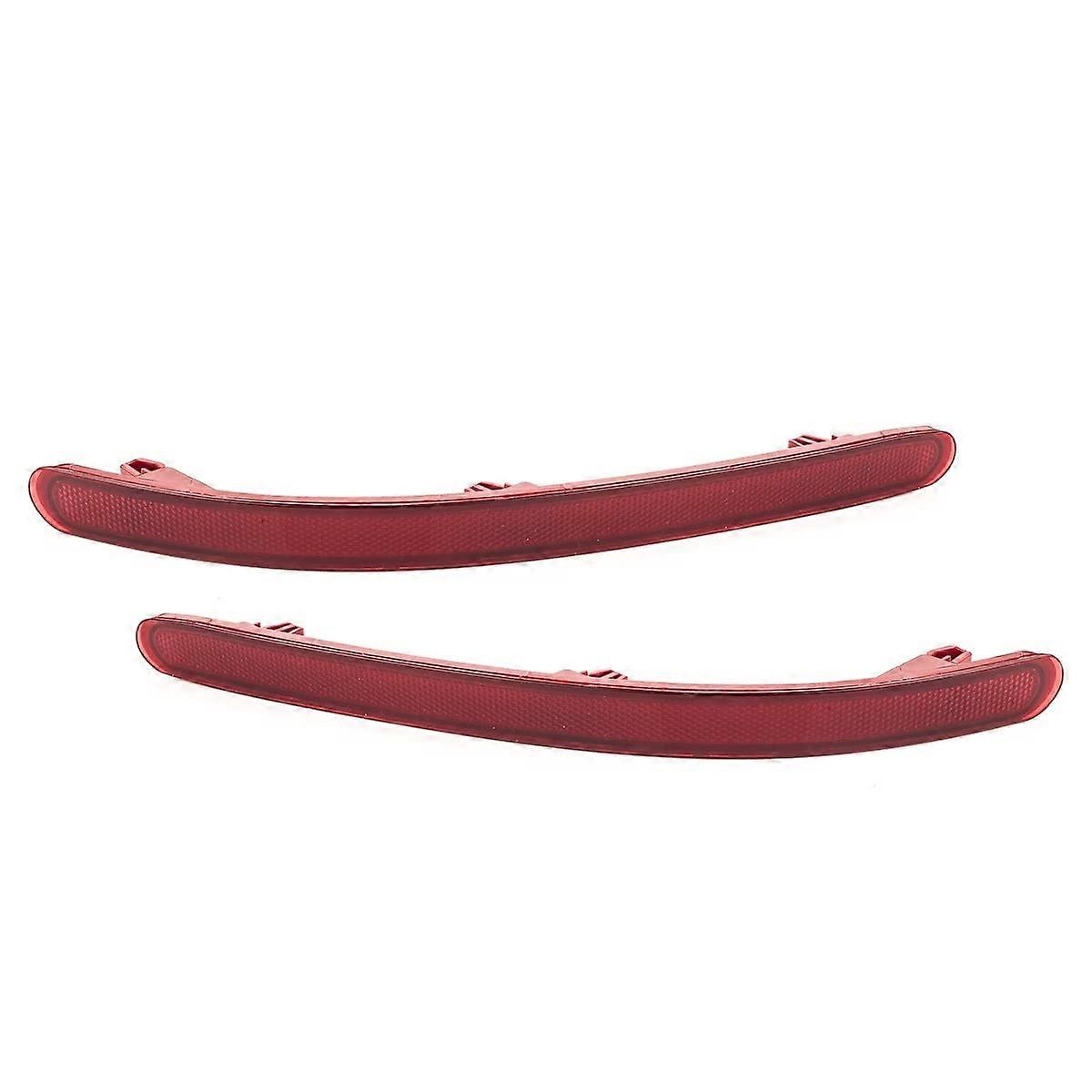 Rear Bumper Reflector Kit, Left and Right Pair, ABS Plastic, Improves Visibility for 7L 0210