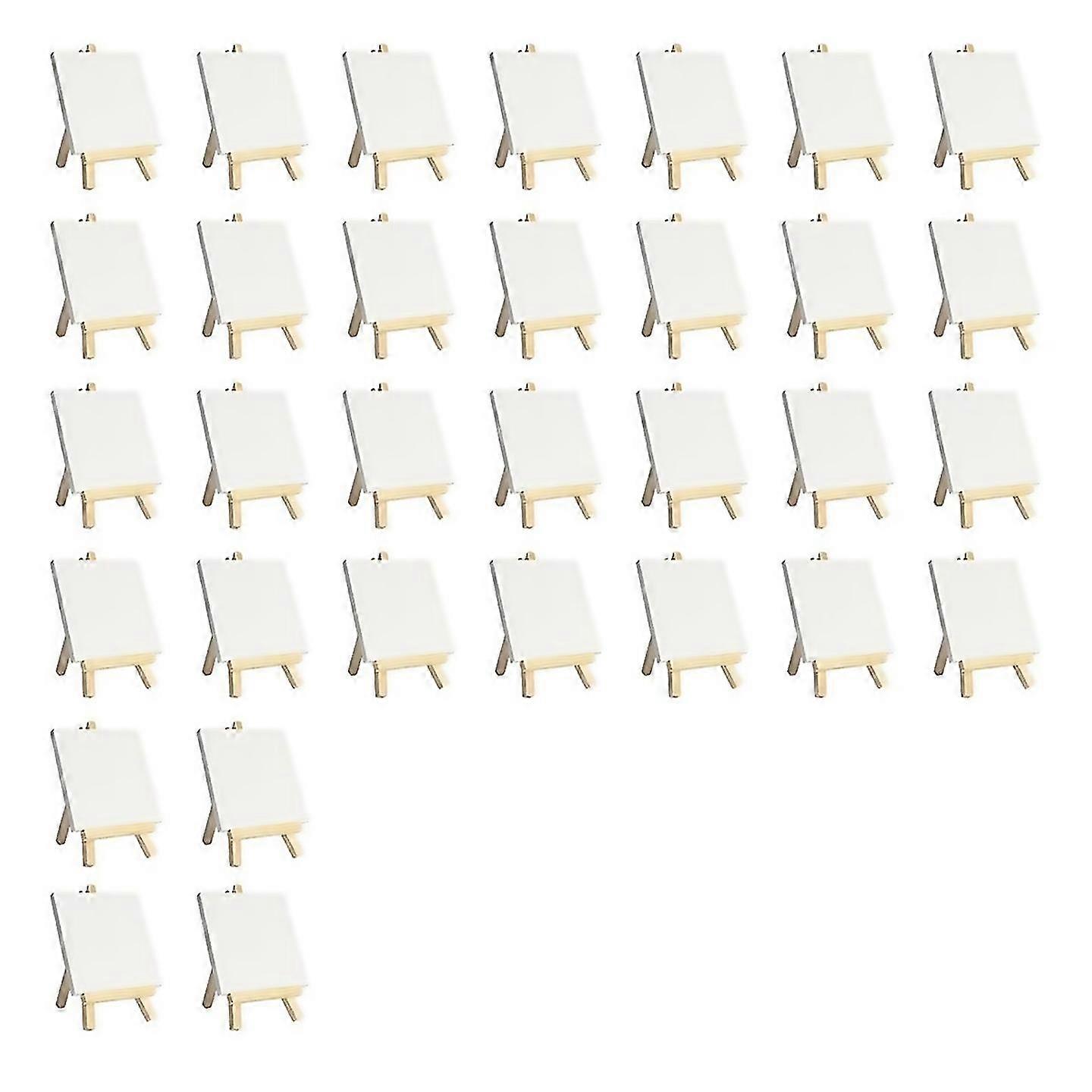 For Mini Canvases With Easel Sets 32 Pack4x4in Art Canvases Painting