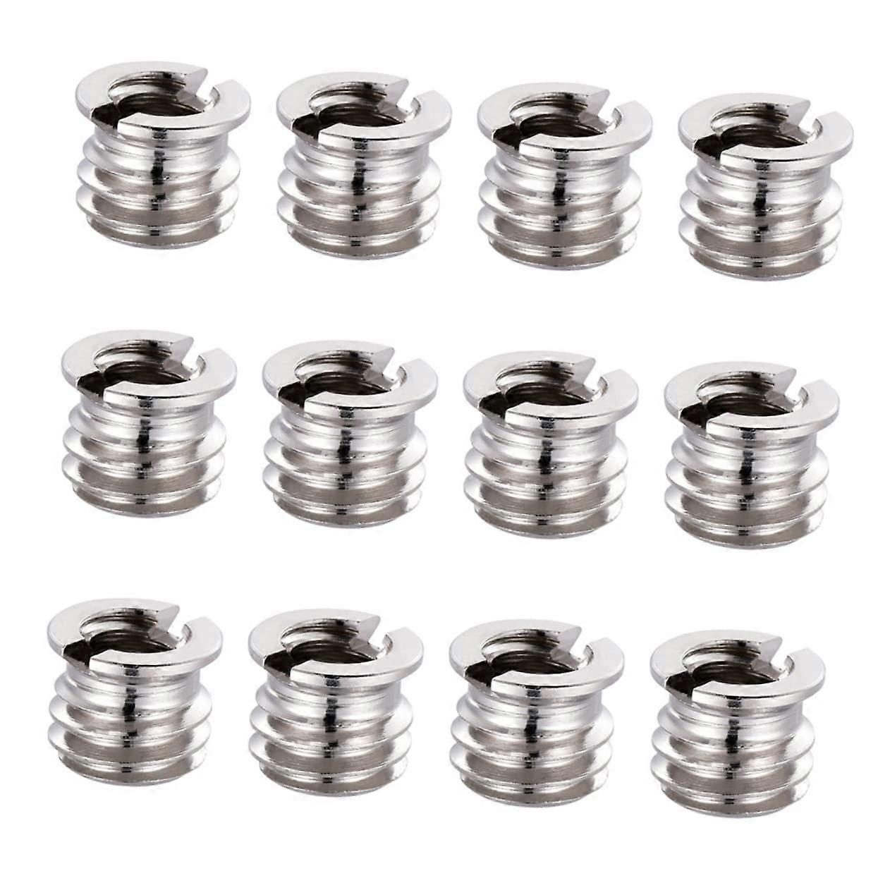20 x Microphone Stand Adapters, Threaded Screws, Sturdy, Easy to Install, Compatible with Tripods and Audio Devices, Professional Accessories