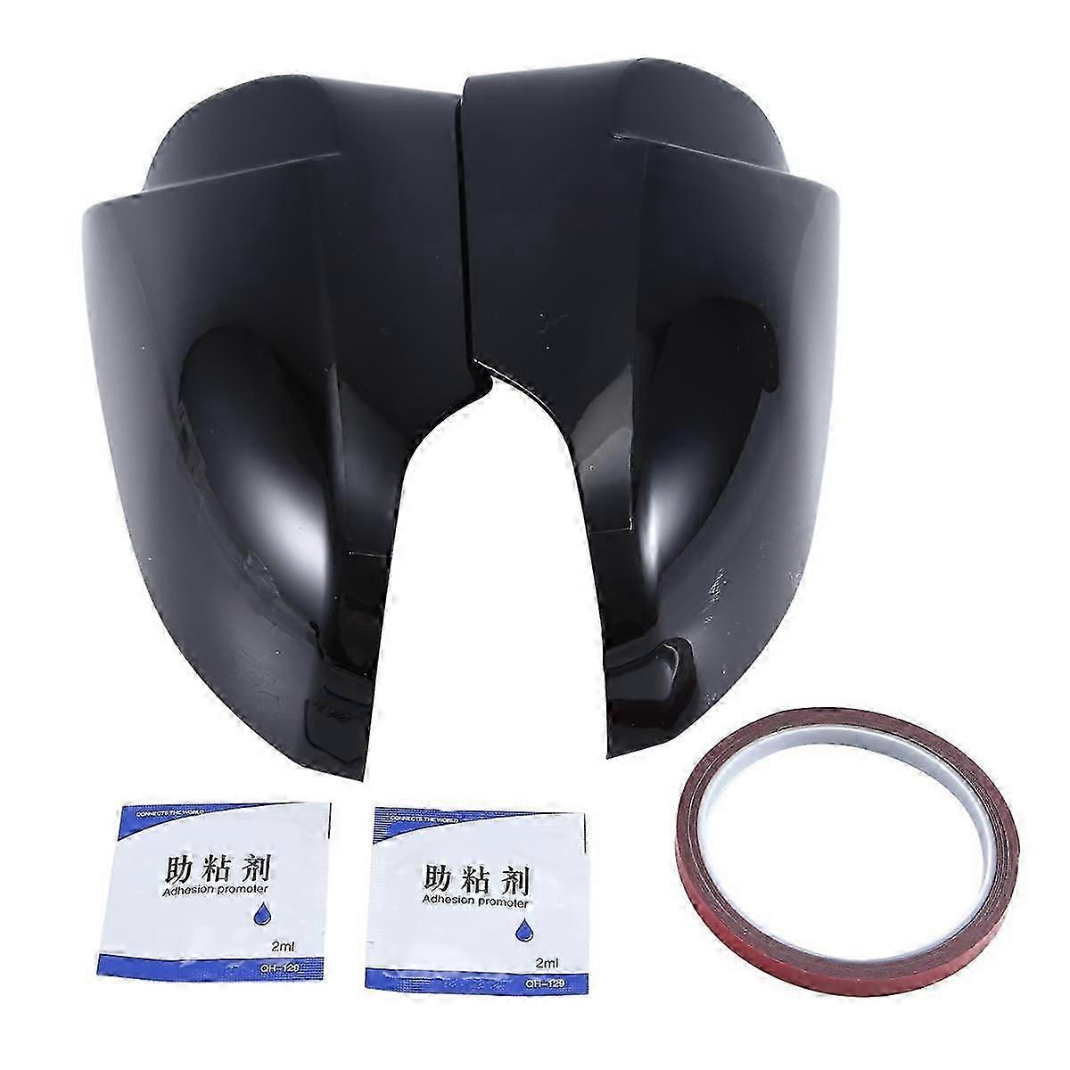 1Pair Car Bullhorn Type Rear View Mirror(LH+RH) for 13-17 ABS Reversing Mirror Cover, B