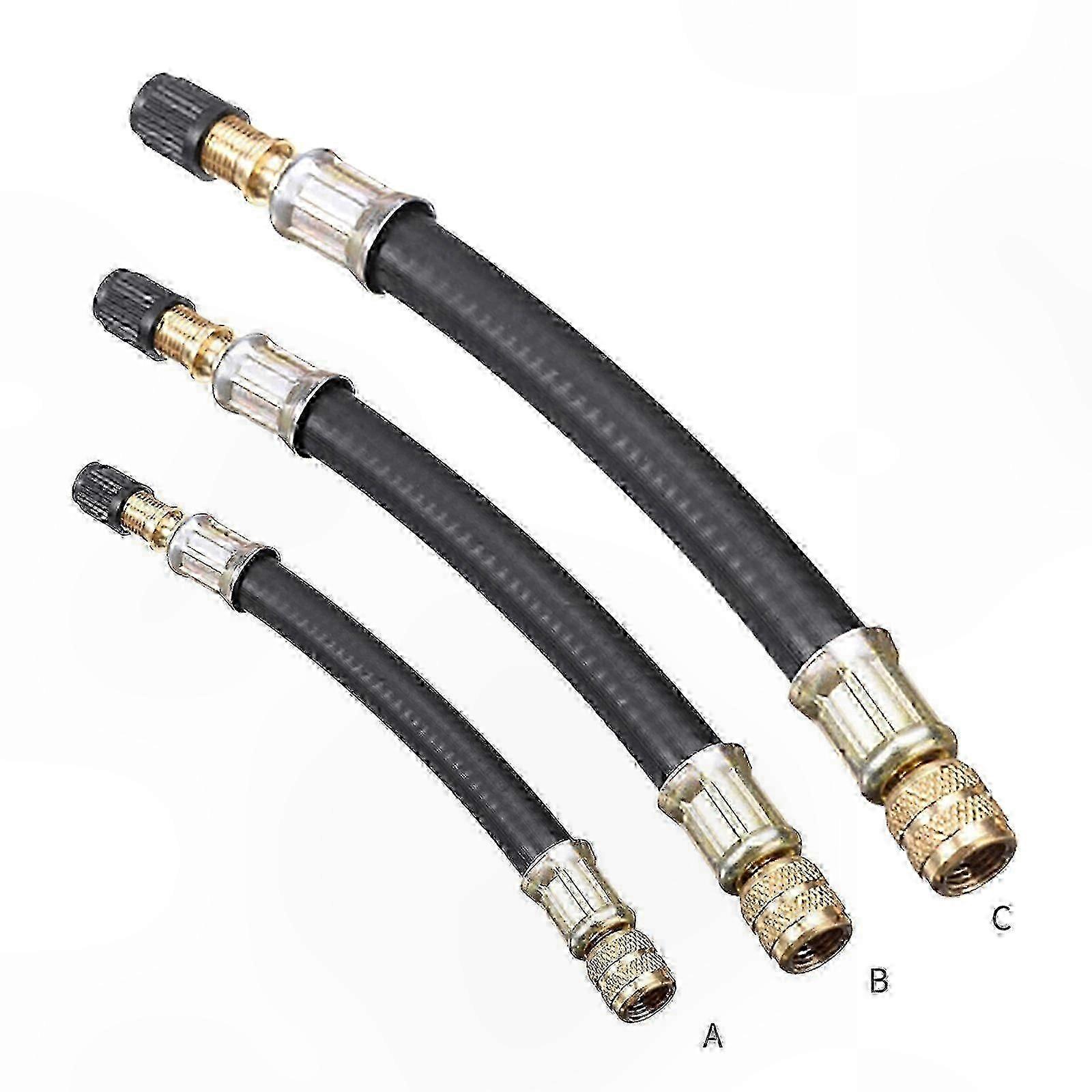 Universal Flexible Tire Valve Extension Adapter for Quick Inflation and Pressure Monitoring