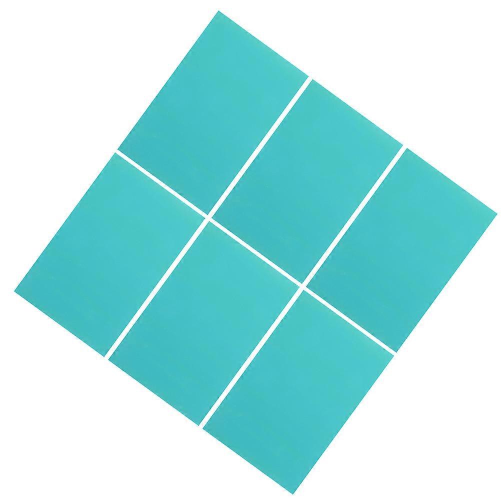 Rubber Sheets for Handmade Projects Kids Pvc Material Dark Green Color 6Pcs