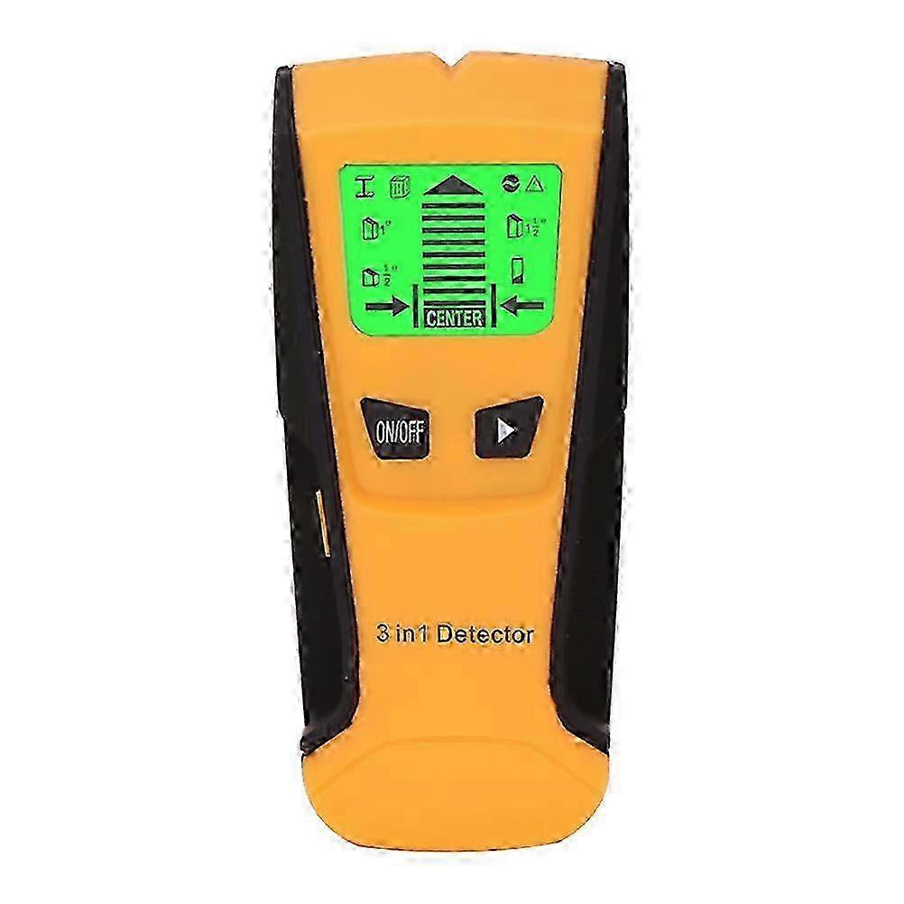 Multi-Scanner Stud Finder for Metal, Wood & AC Wire Detection, Battery-Free (Orange)