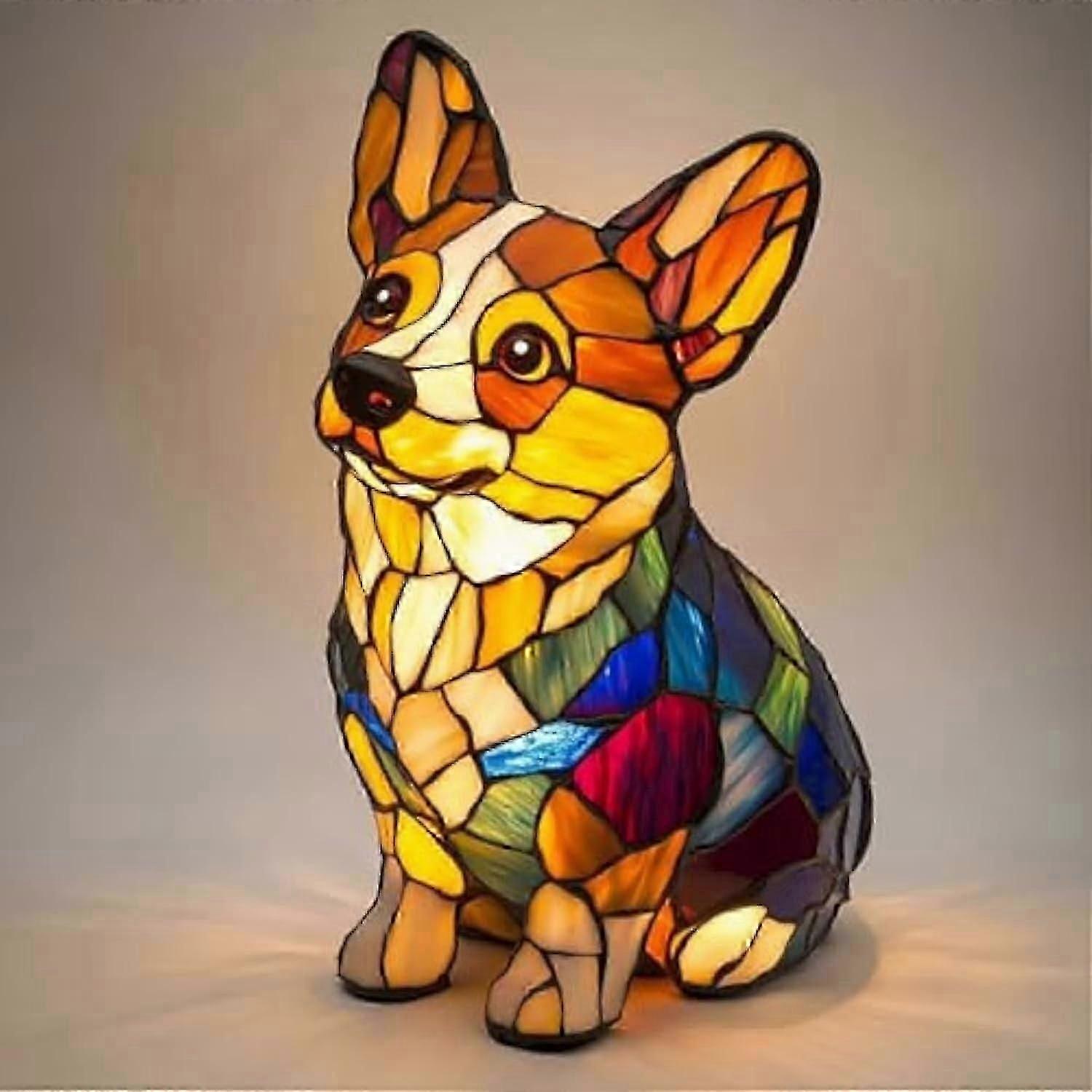 Decorative Dog Series Art Night Light with Soft LED Illumination for Home Decor