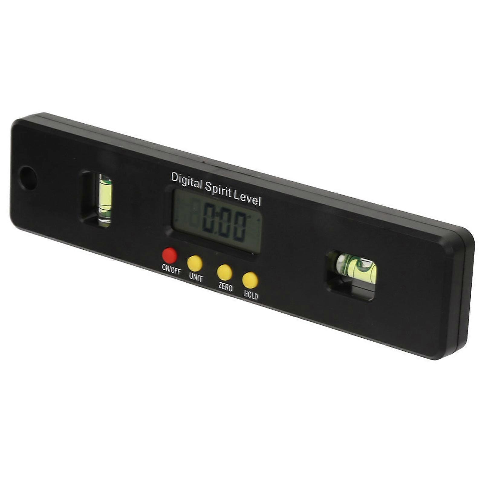 360° Mini Digital Protractor Inclinometer 200mm Magnetic Base
