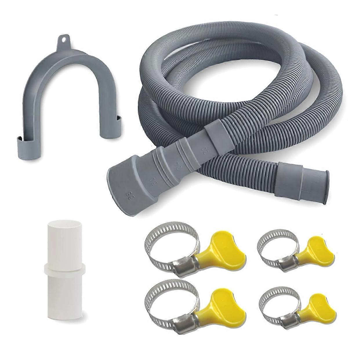 6.5ft Washing Machine Drain Hose Extension Kit-Universal for Washer