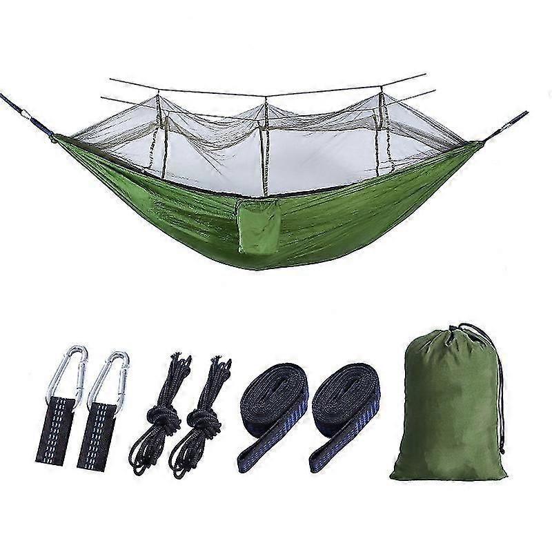 Outdoor 210T Nylon Camping Hammock Removable Mosquito Net Hammock for Camping Travel Sleeping