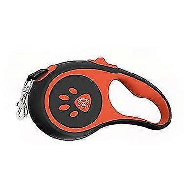 Orange Automatic Telescopic Traction Leash For Pet Dogs,nylon Dog T...