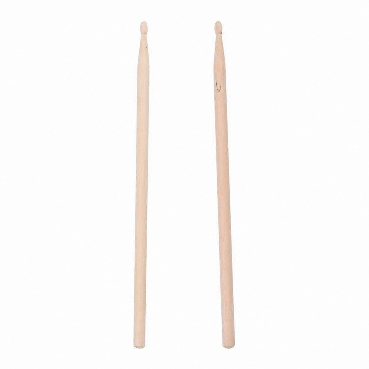 Professional Grade Wooden Drumsticks - Durable 2B Pair for Drummers