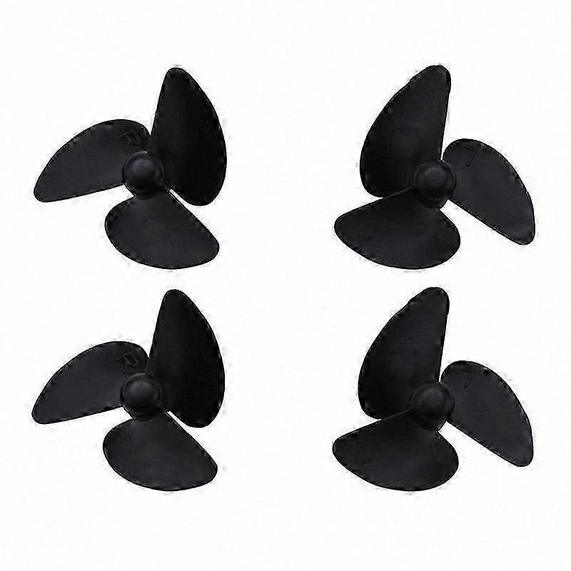 4Pcs 3-Blade Propellers, 4 Left & 4 Right for RC Fishing Bait Boats, Compatible with 2011-5 Fish Finder Models