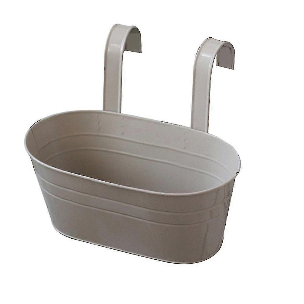 hanging flower pots with double hooks for balcony