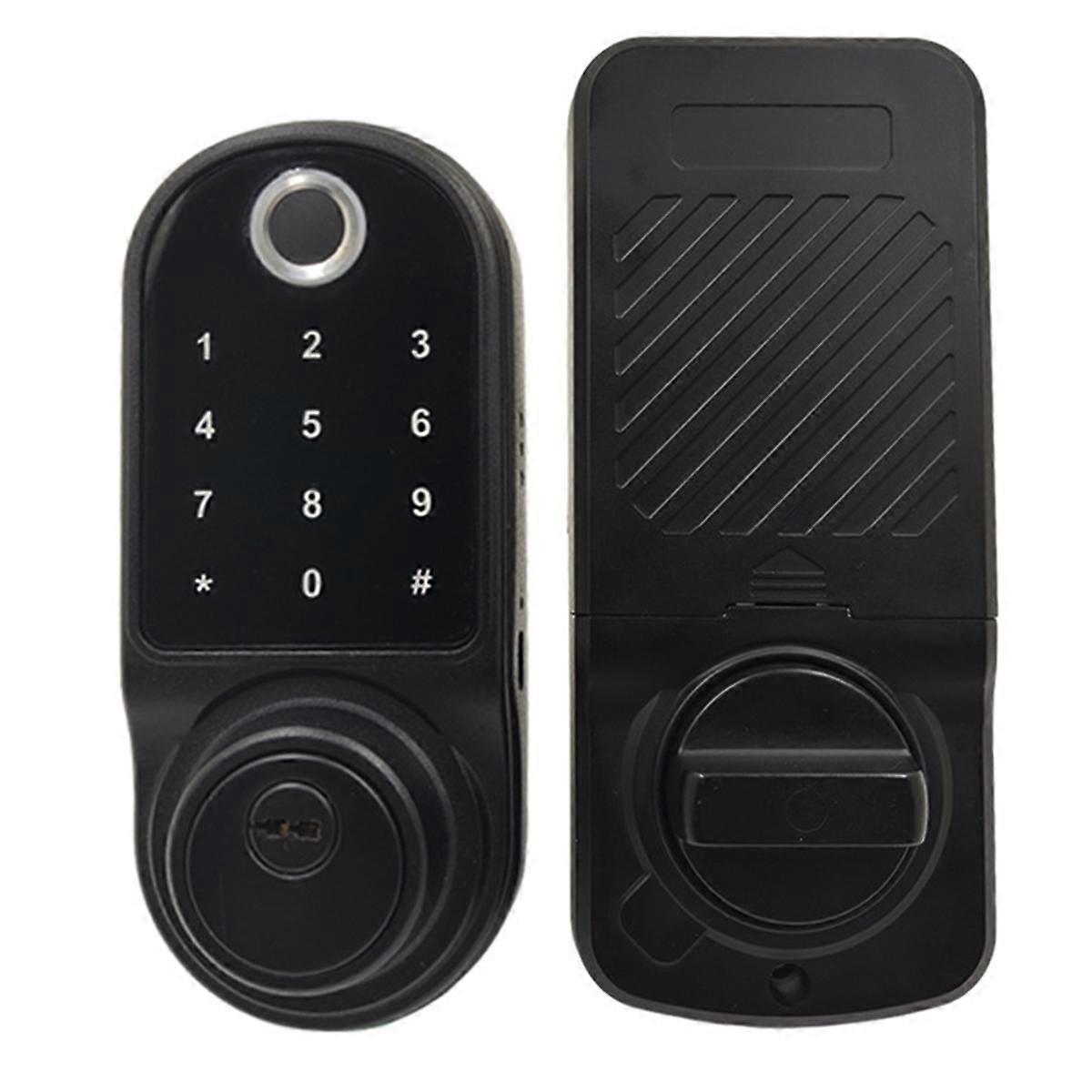 Smart Door Lock Can Be Operated By Fingerprint Sensor, Remote Intercom App, Smart Door Lock