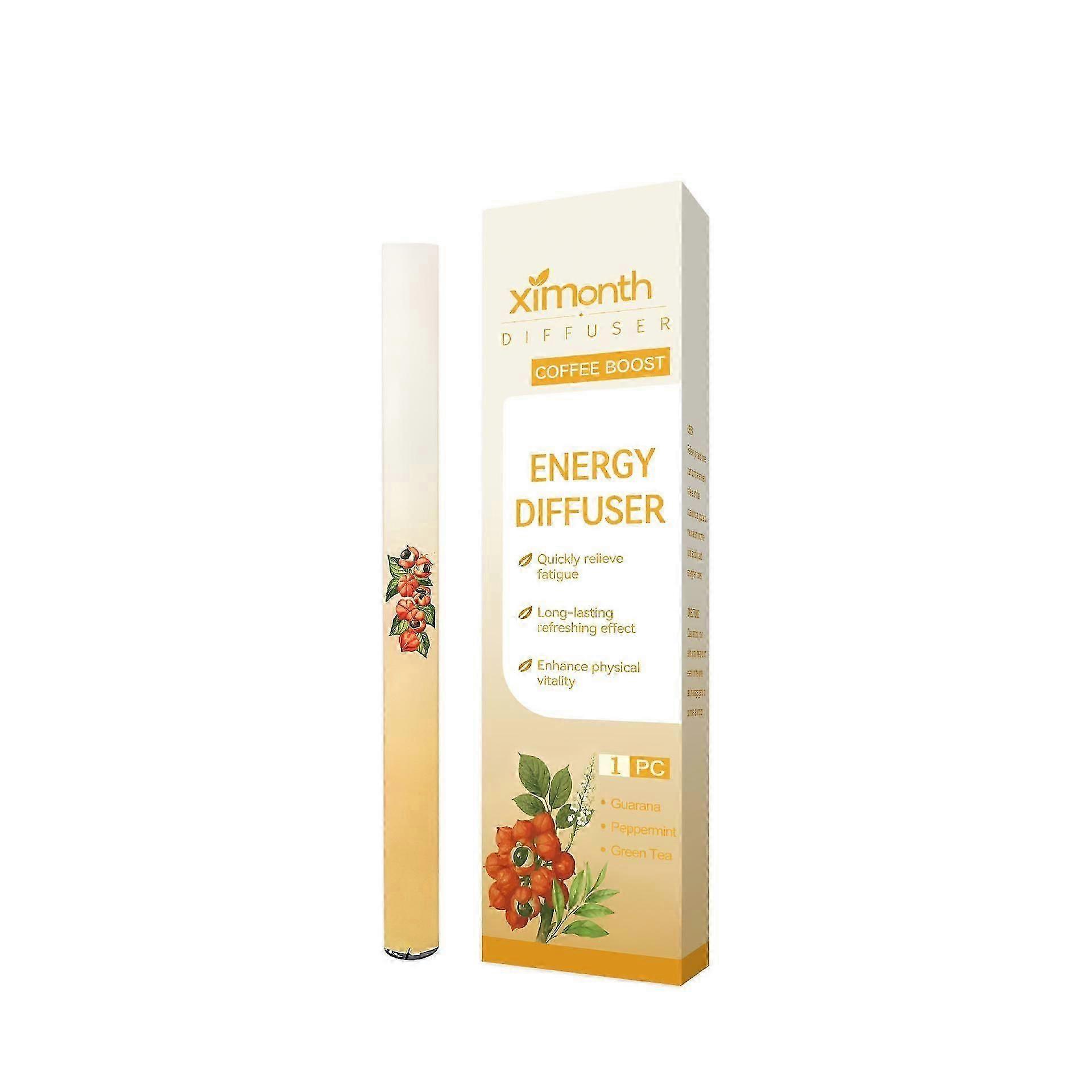 Mullein Herbal Refreshing Energy Bar Air Freshener Pen Portable Aromatherapy Diffuser Pen Odor Remover For Clear Breathing Body Care