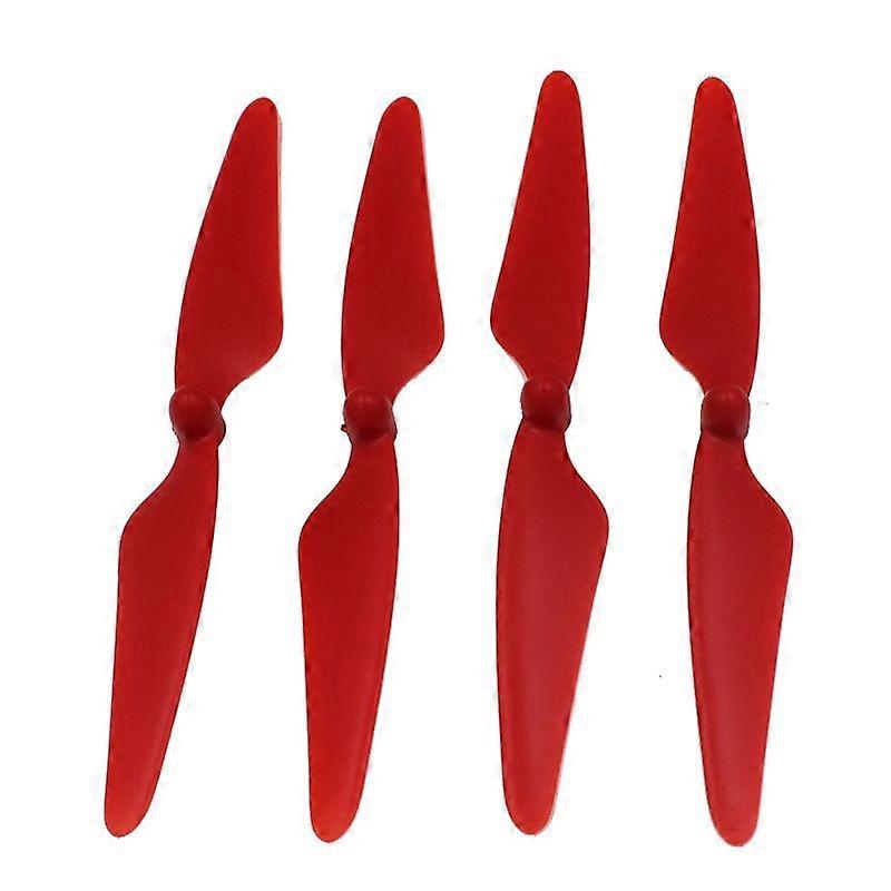 4Pcs For H501S X4 RC Quadcopter Propellers Blades 2CW/2CCW, Red