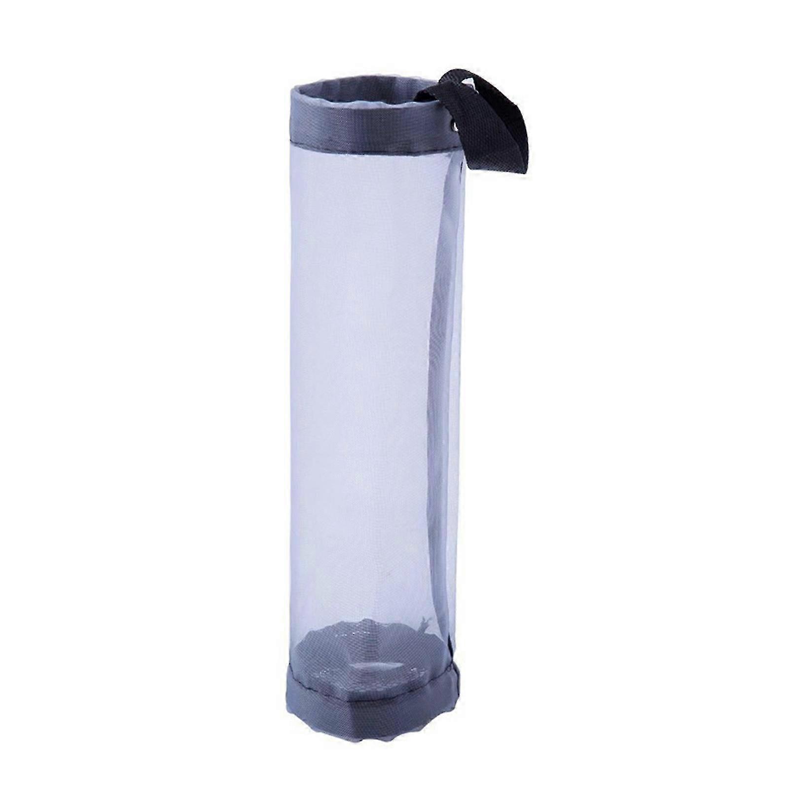 Plastic Bag Holder, Grocery Bag Holder Mesh Hanging Storage Bag Dispenser for Home Kitchen Black