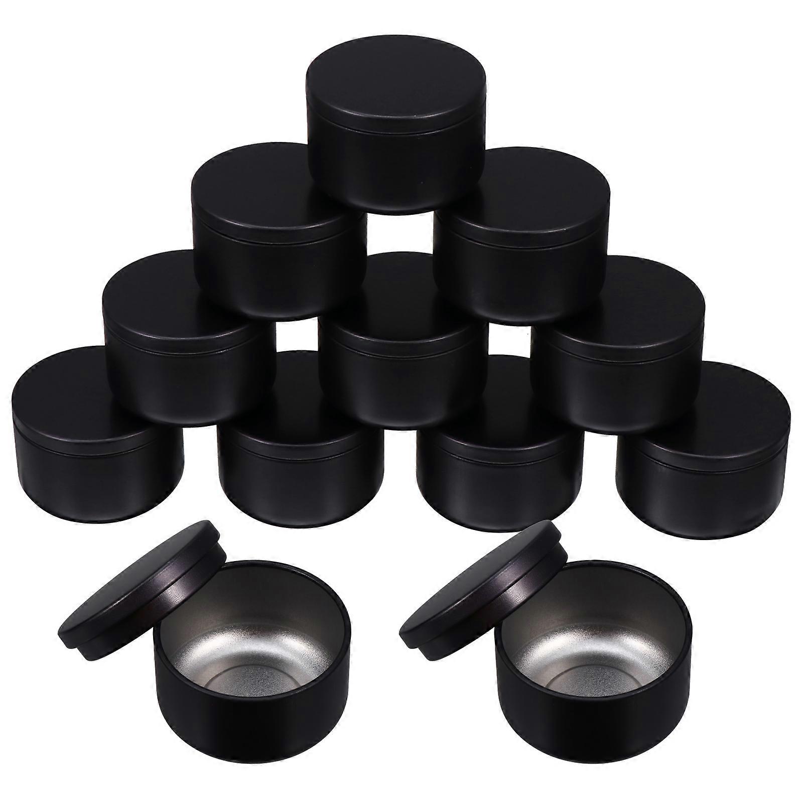 Precision Essential Oil Candle Tin Container for DIY Candle Making 12Pcs