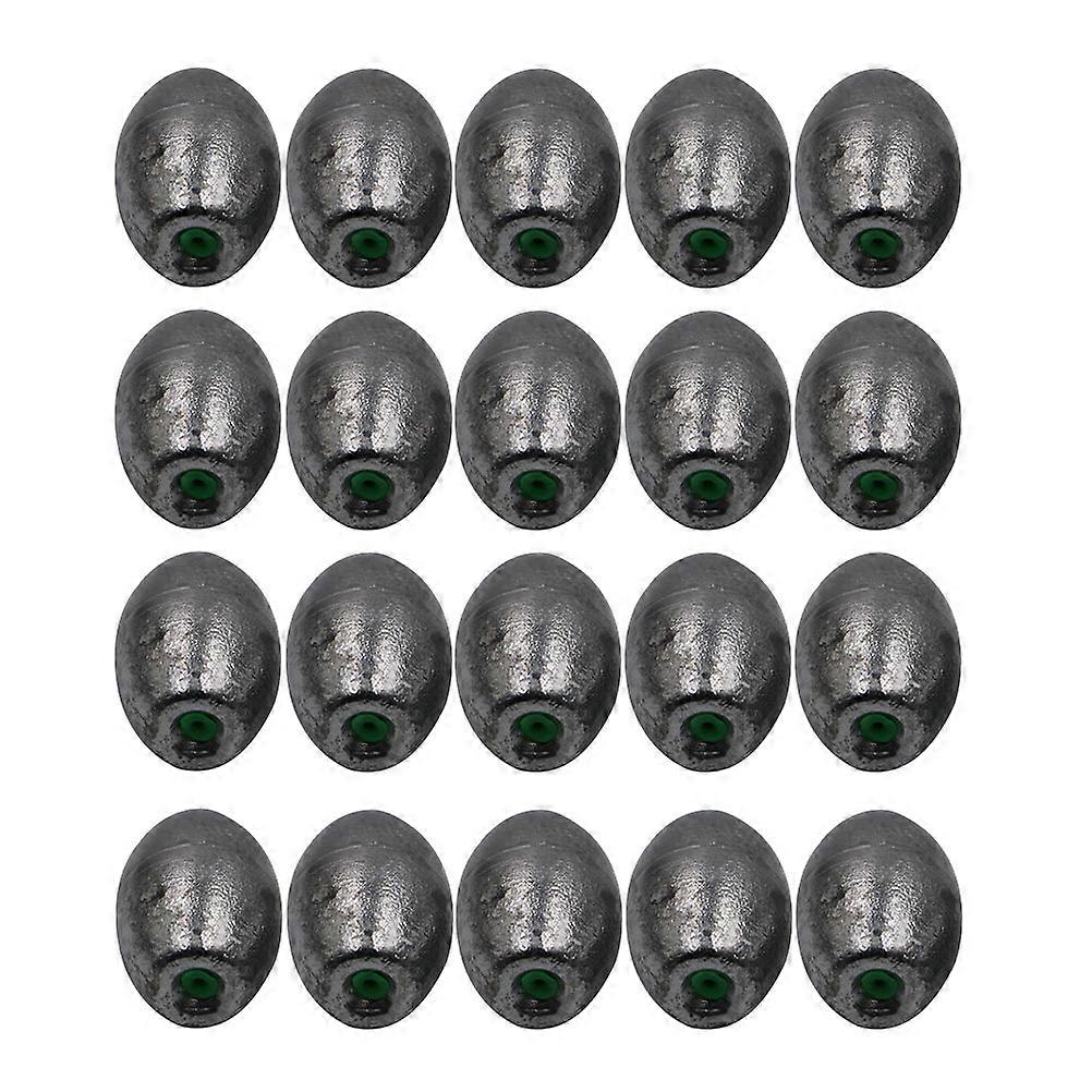Silver Fishing Plastic Core for Fishing Use 100Pcs