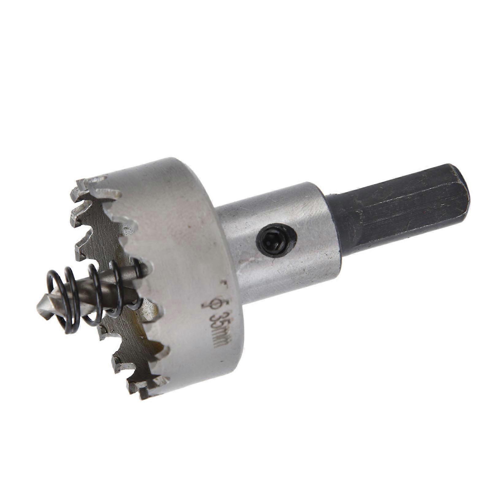 Carbide Hole Saw Cutter Set 35mm 16 Teeth Triangular Shank