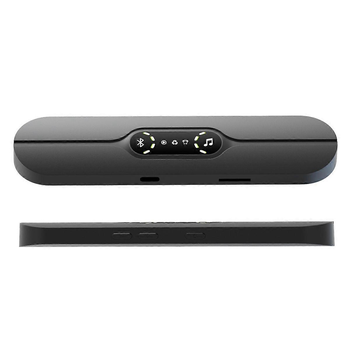 Pillow Speaker for Sleeping, Bluetooth Bone Conduction, 3D White Noise, Volume Control, Sleep Timer, Side Sleepers (BLACK)