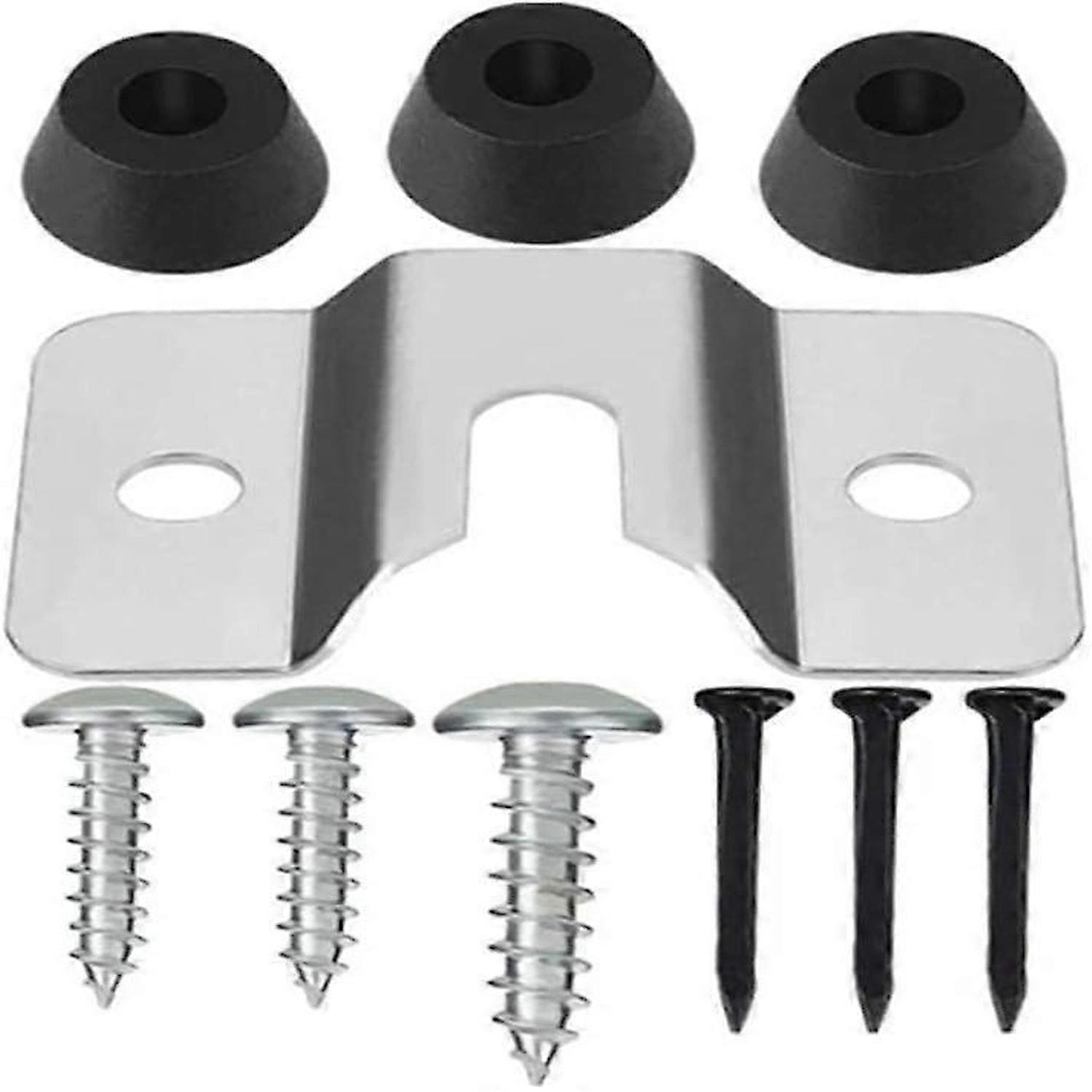 Dartboard-Halterungs-Hardware-Kit, Edelstahl-Dartboard-Montagehalterung mit Schrauben |für Dart-Board