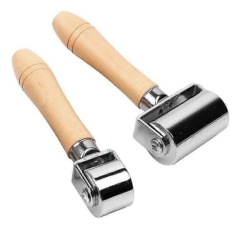 Leather Edge Roller Bonding Laminating Roller (2 pcs)