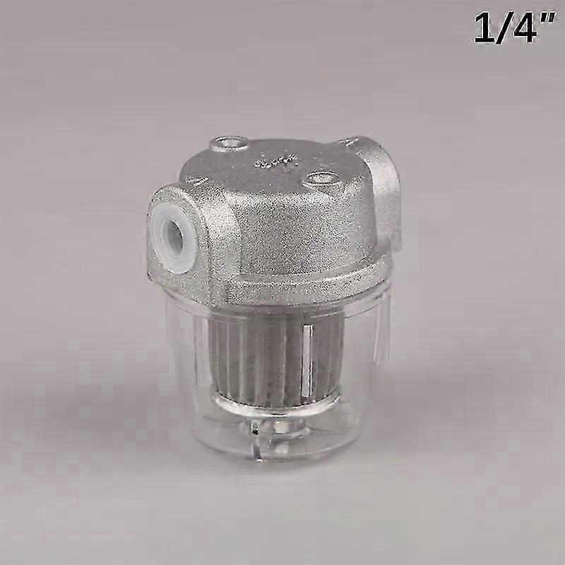 Oil Filter Fit For Oil Burner Transparent PC Cup 1/4 3/8 Small Diesel Fuel Filter Fit For Boiler 25L/H