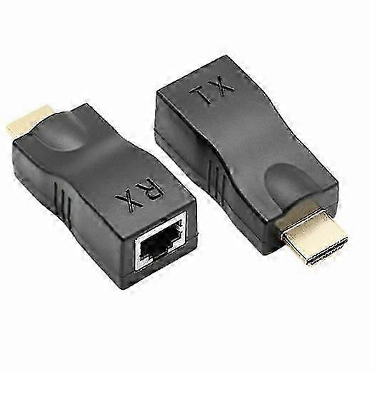 Extender Hdmi Extender Hdmi To Rj45 Over Cat 5e/6 Network Lan Ethernet Adapter 4k 1080peunyny