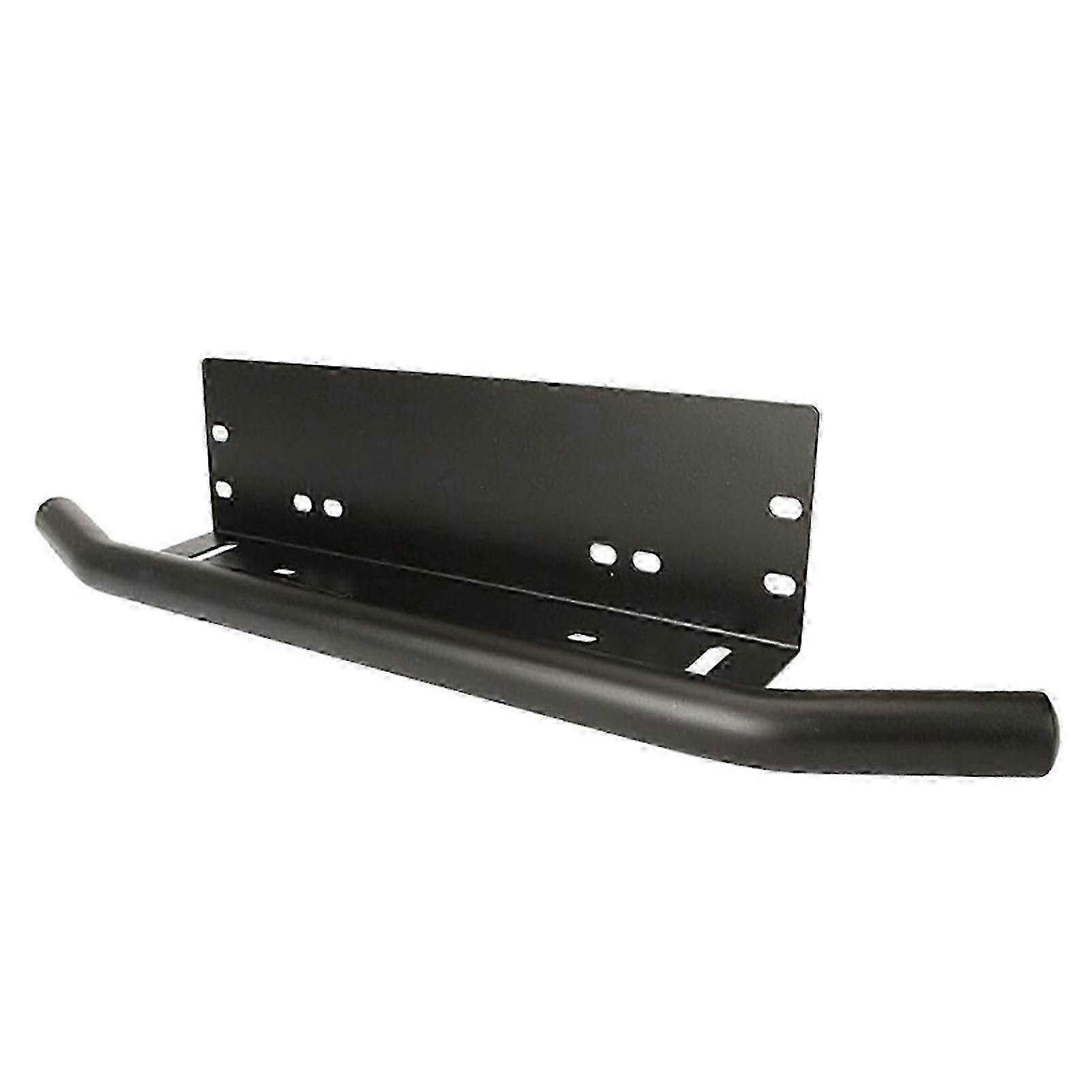 Stainless Steel Bull Bar Type Car SUV Bumper License Plate Work Lamp Bracket Kit
