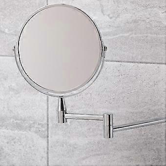 Copper Beauty Mirror Wall-mounted Folding Double-sided Telescopic Mirror  Magnification