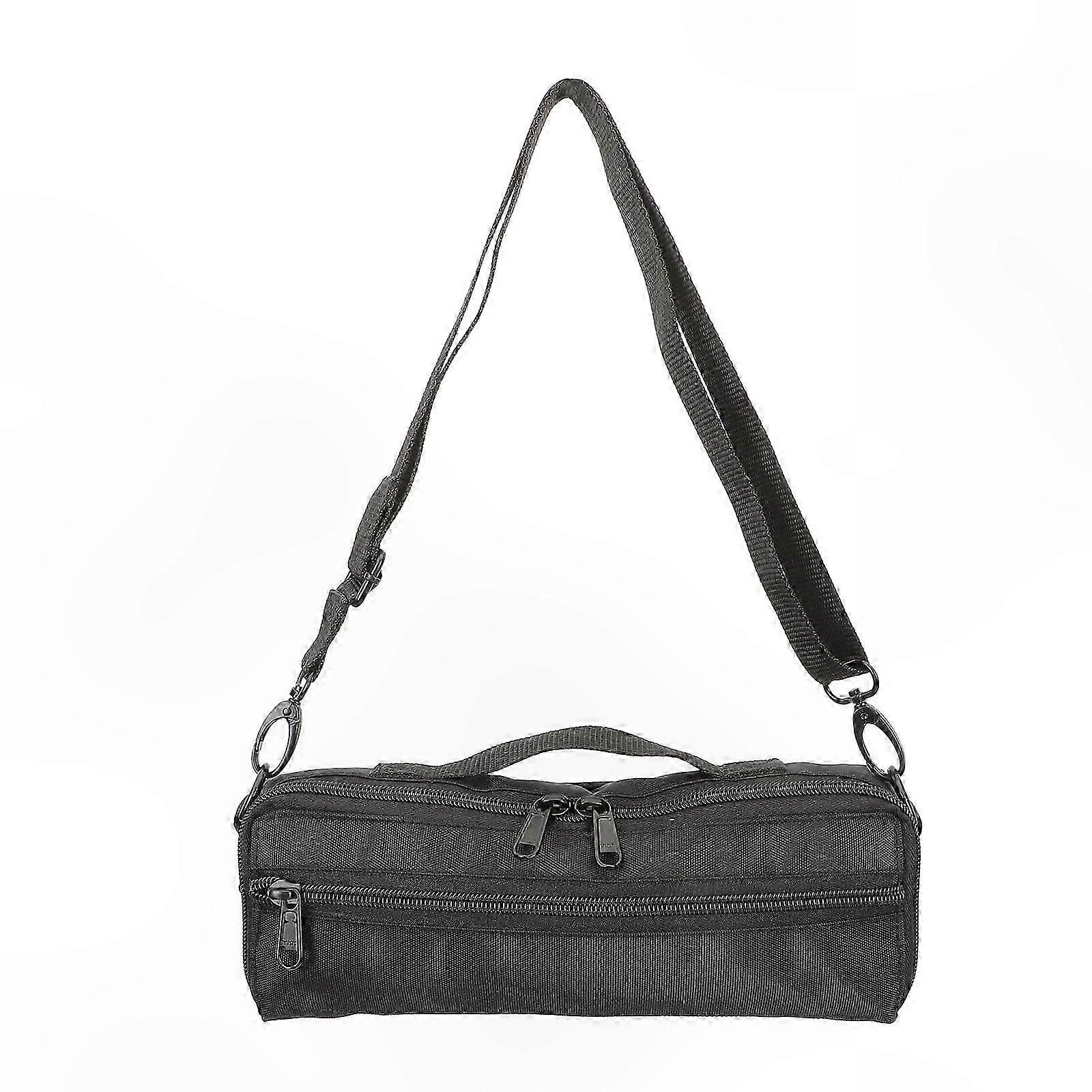 Plush-Lined Flute Bag for Secure Transport and Storage  Perfect for All Musicians