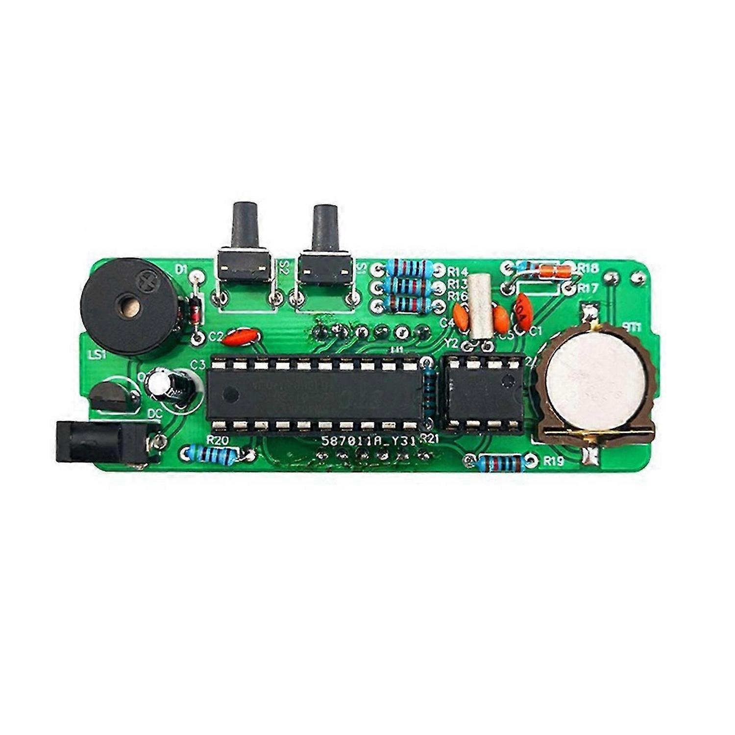 4-Digit Digital DIY Clock Kits, Alarm Clock Soldering Practice Kit,B