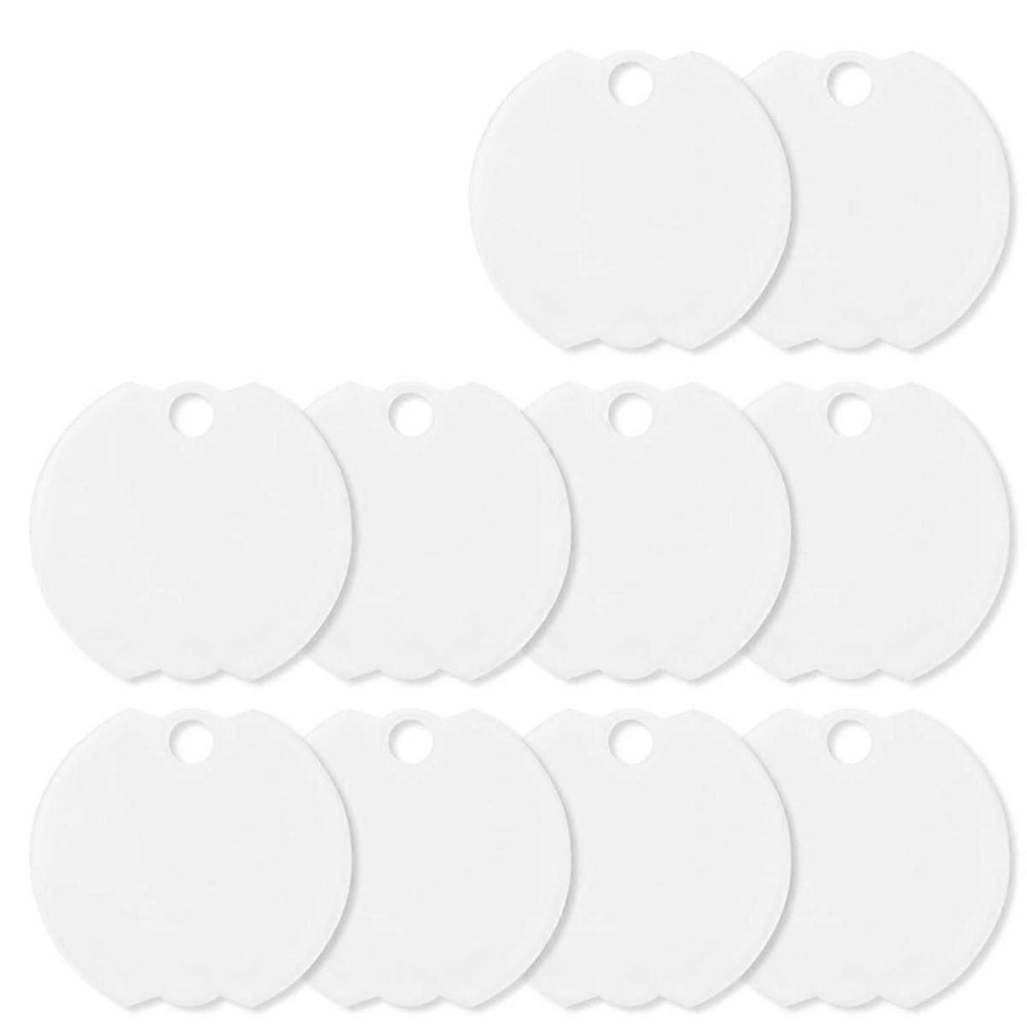 10 Pcs Sublimation Acrylic Name Plate Blanks, Name Tag for 40 Oz Tumblers Sublimation Topper Blank Name Tag