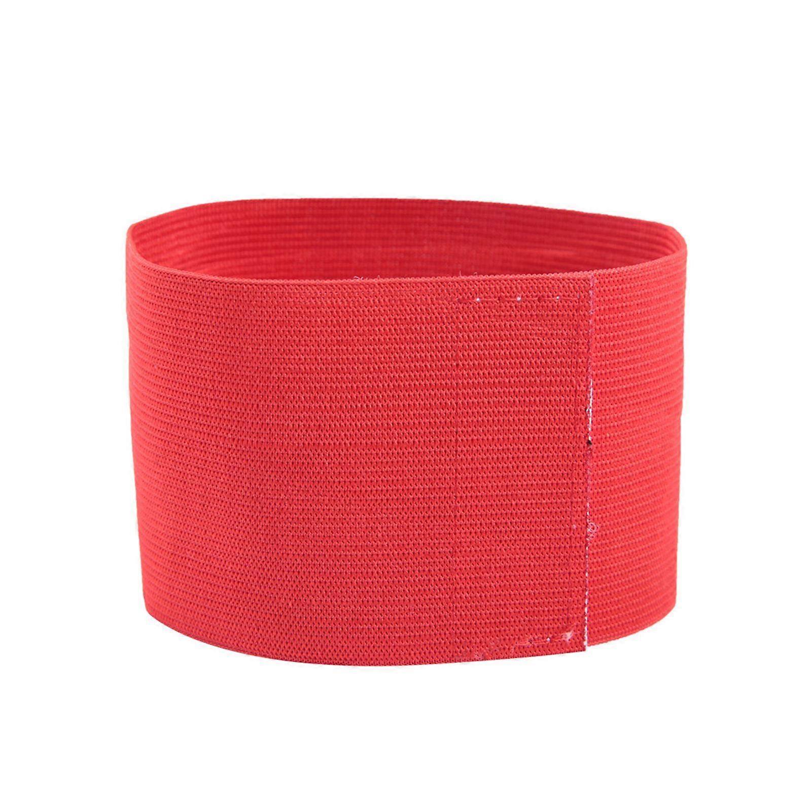Outdoor Team Sports Groups Soccer Armbands Adjustable Player Bands (red)