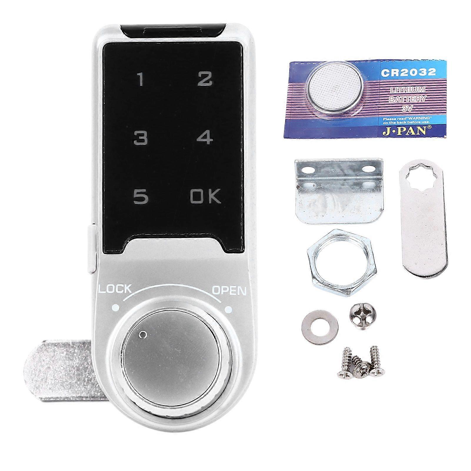 Electronic Cabinet Lock Smart Touch Screen Drawer Password Keypad Lock for Drawers Cabinets Wardrobes Filing Boxes